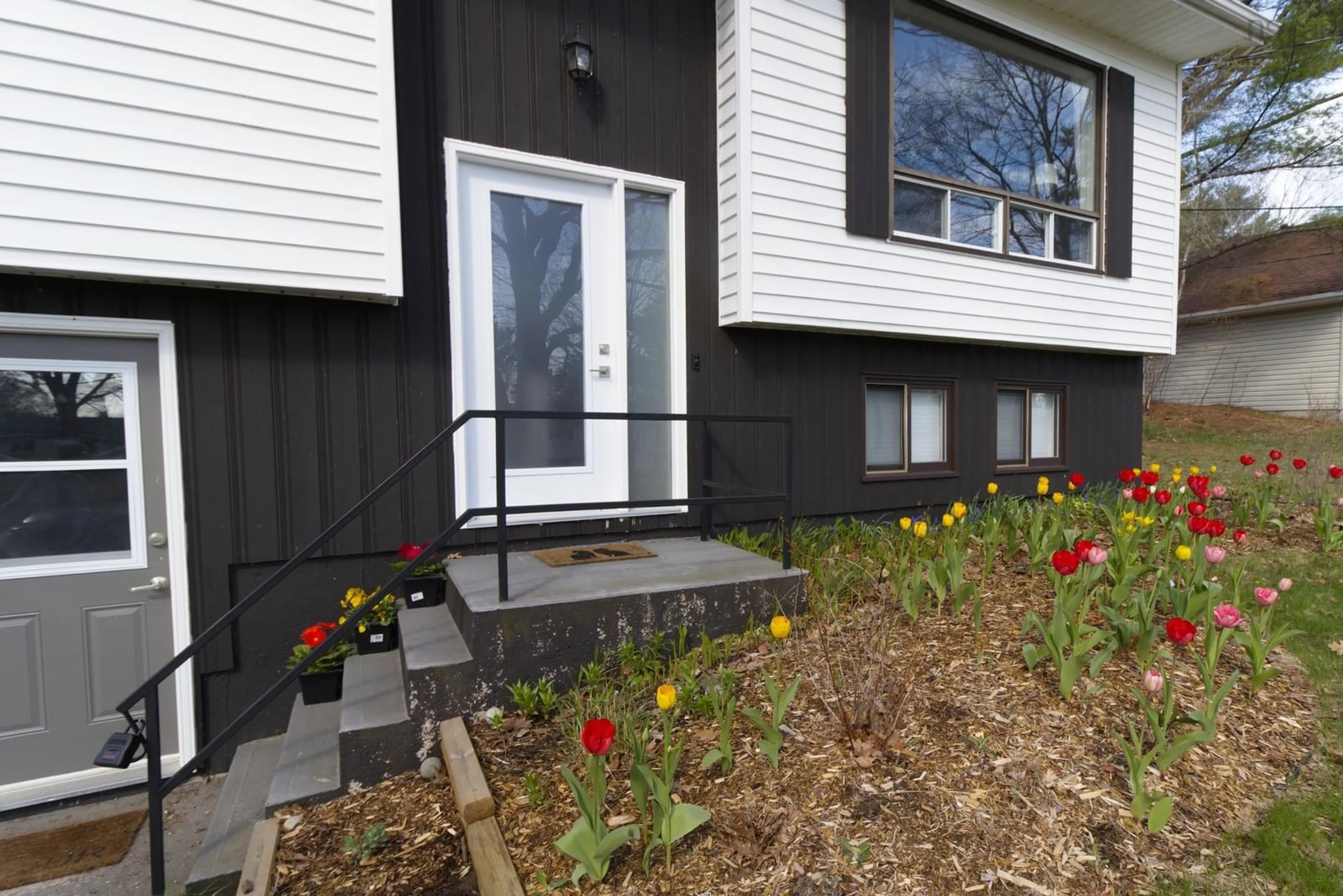 Home with vinyl exterior material, street for 1215 Mayhew Dr, Greenwood Nova Scotia B0P 1R0