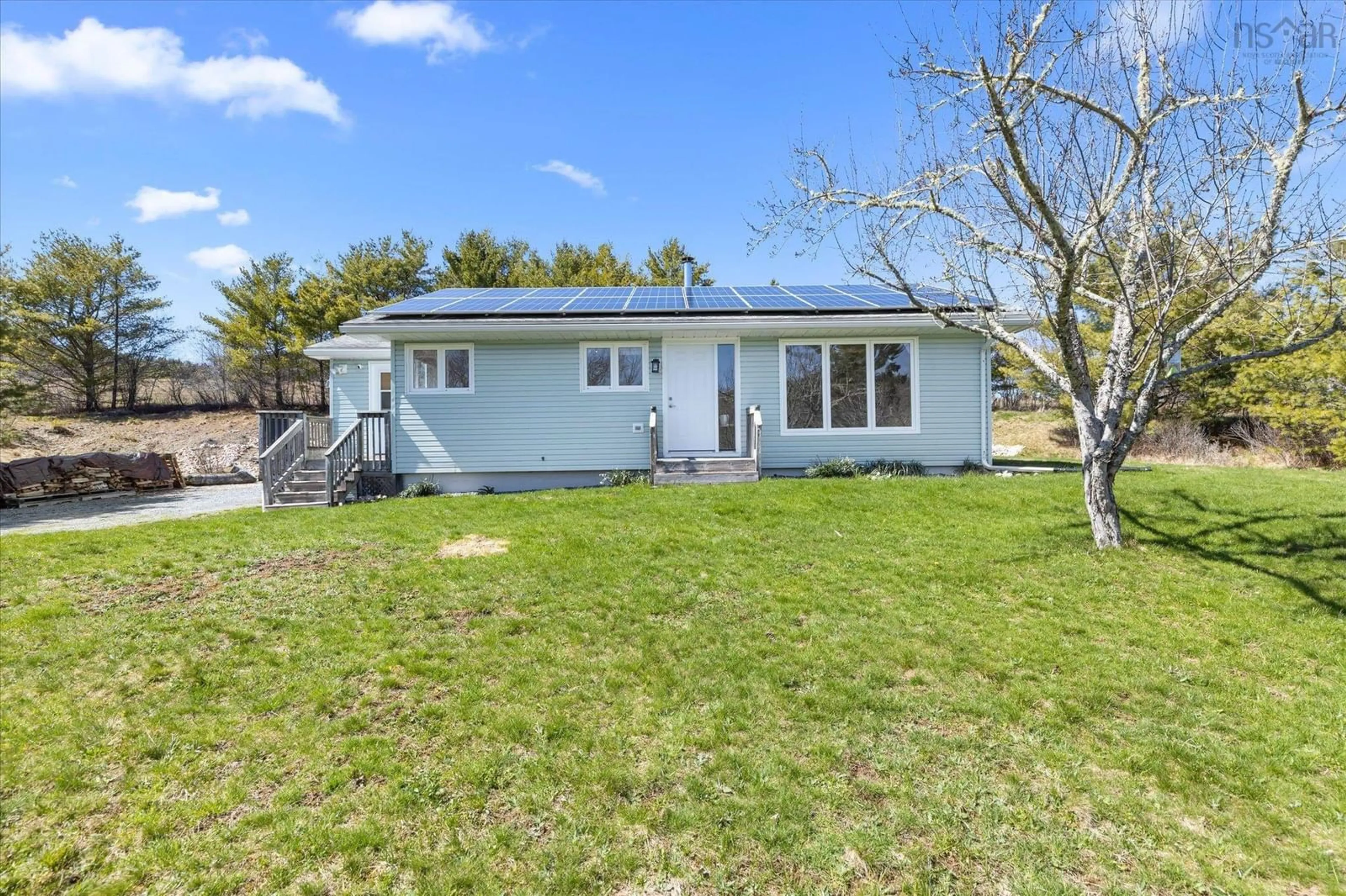 A pic from outside/outdoor area/front of a property/back of a property/a pic from drone, water/lake/river/ocean view for 29 Frank Rd, Pleasant River Nova Scotia B0T 1X0