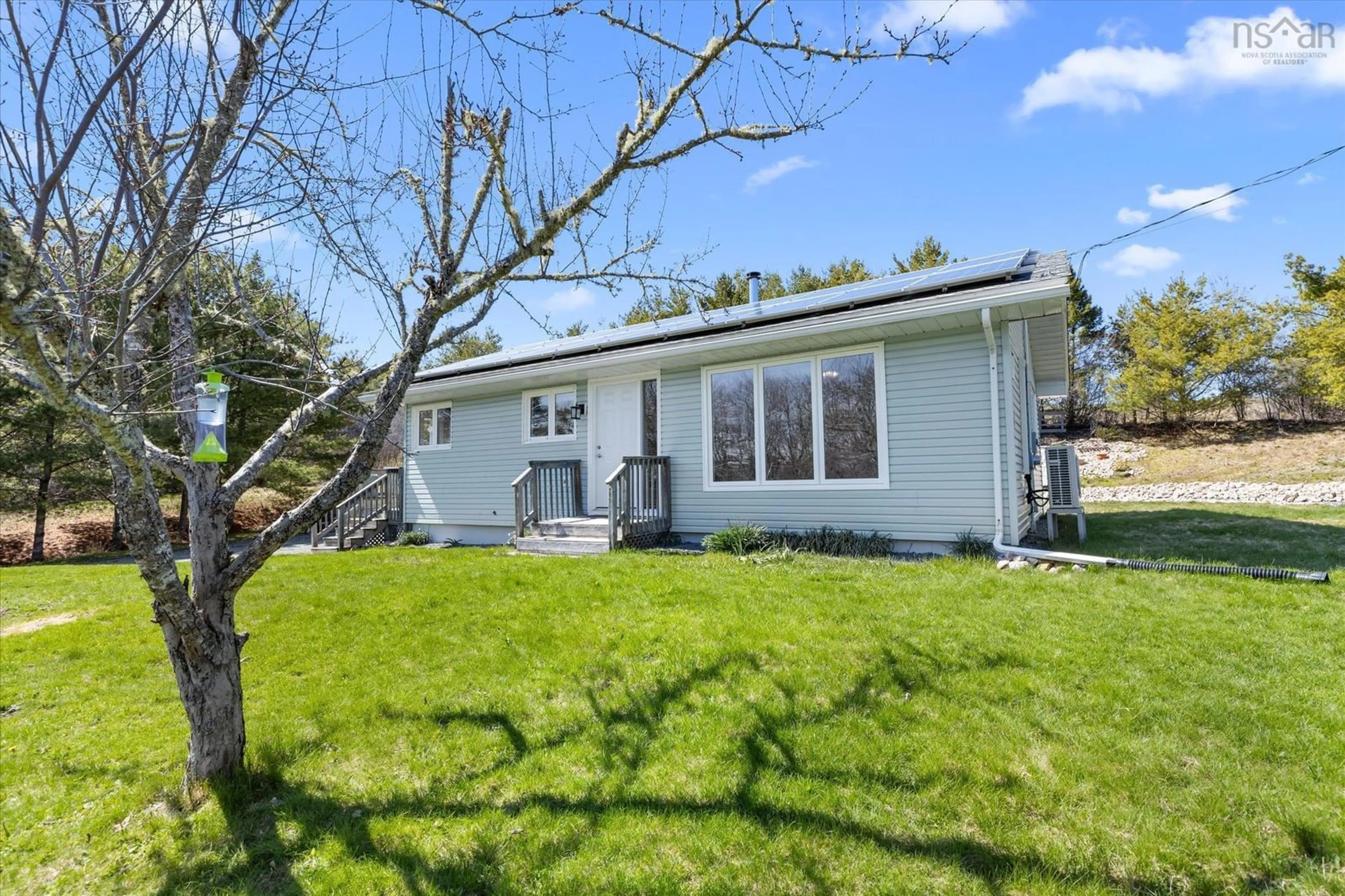 Home with vinyl exterior material, street for 29 Frank Rd, Pleasant River Nova Scotia B0T 1X0