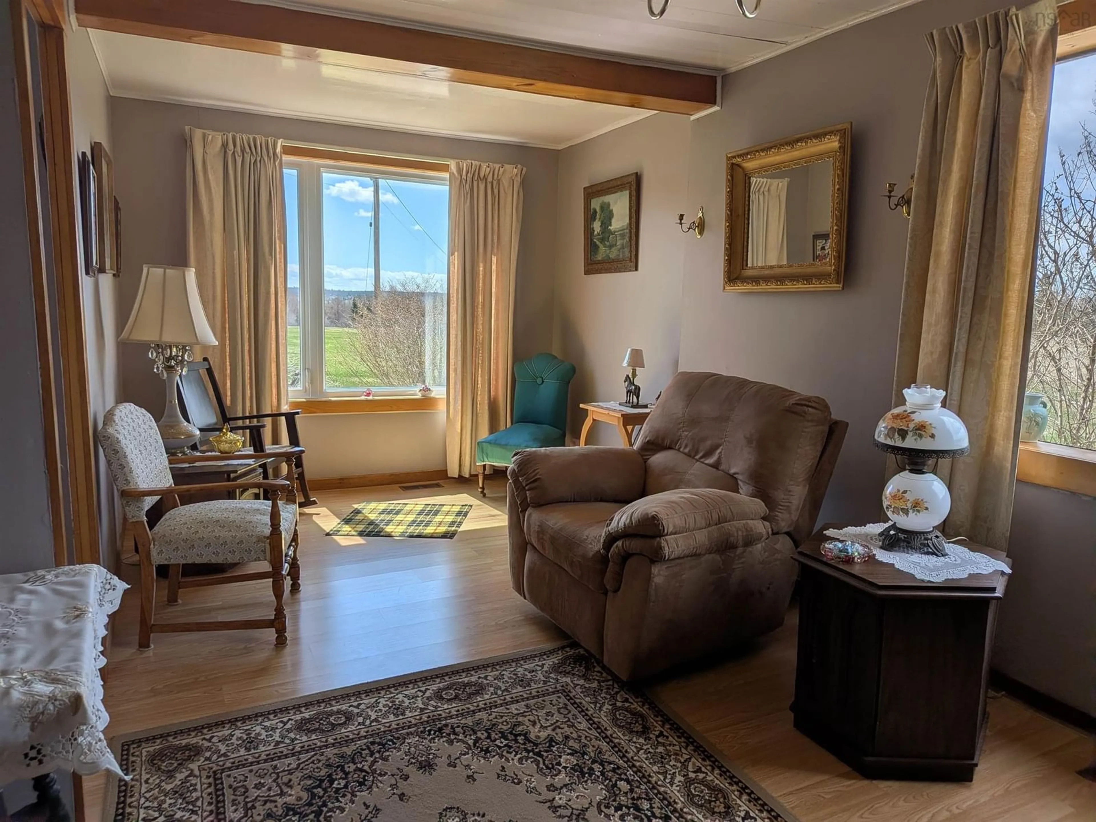 Living room with furniture, unknown for 1223 Highway 223, Estmere Nova Scotia B0E 1T0