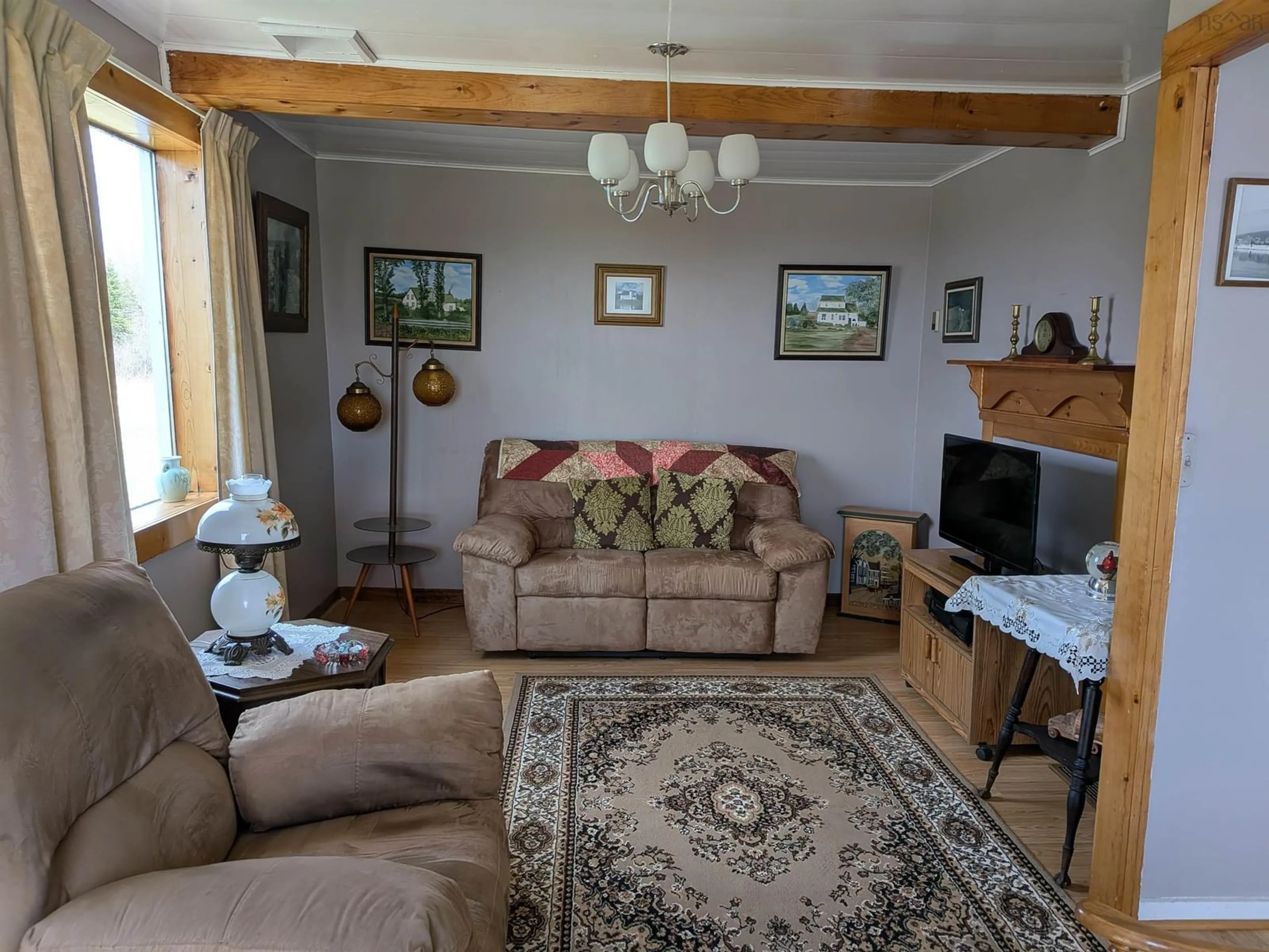 Living room with furniture, unknown for 1223 Highway 223, Estmere Nova Scotia B0E 1T0