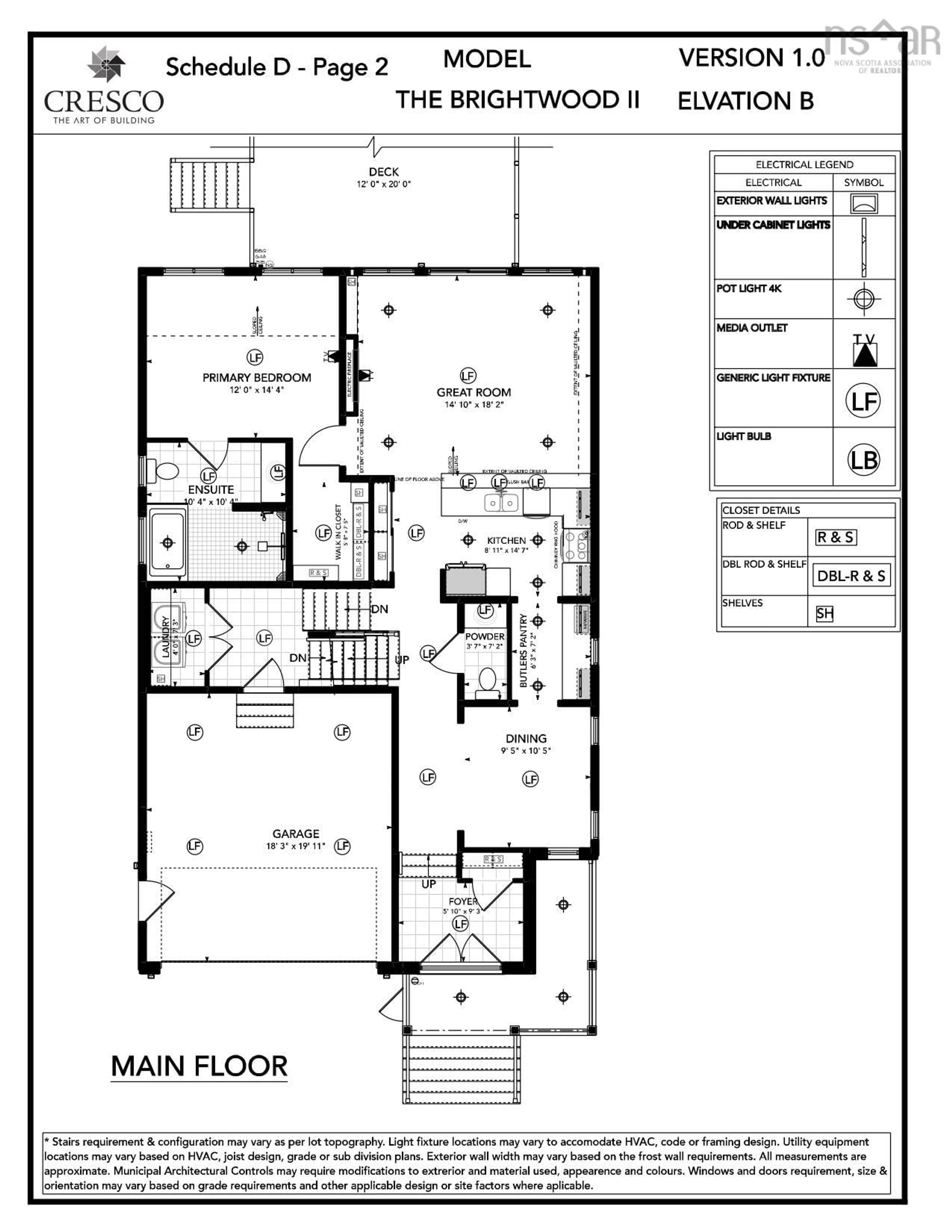 Floor plan for 181 Terradore Lane, Bedford West Nova Scotia B4B 1S7