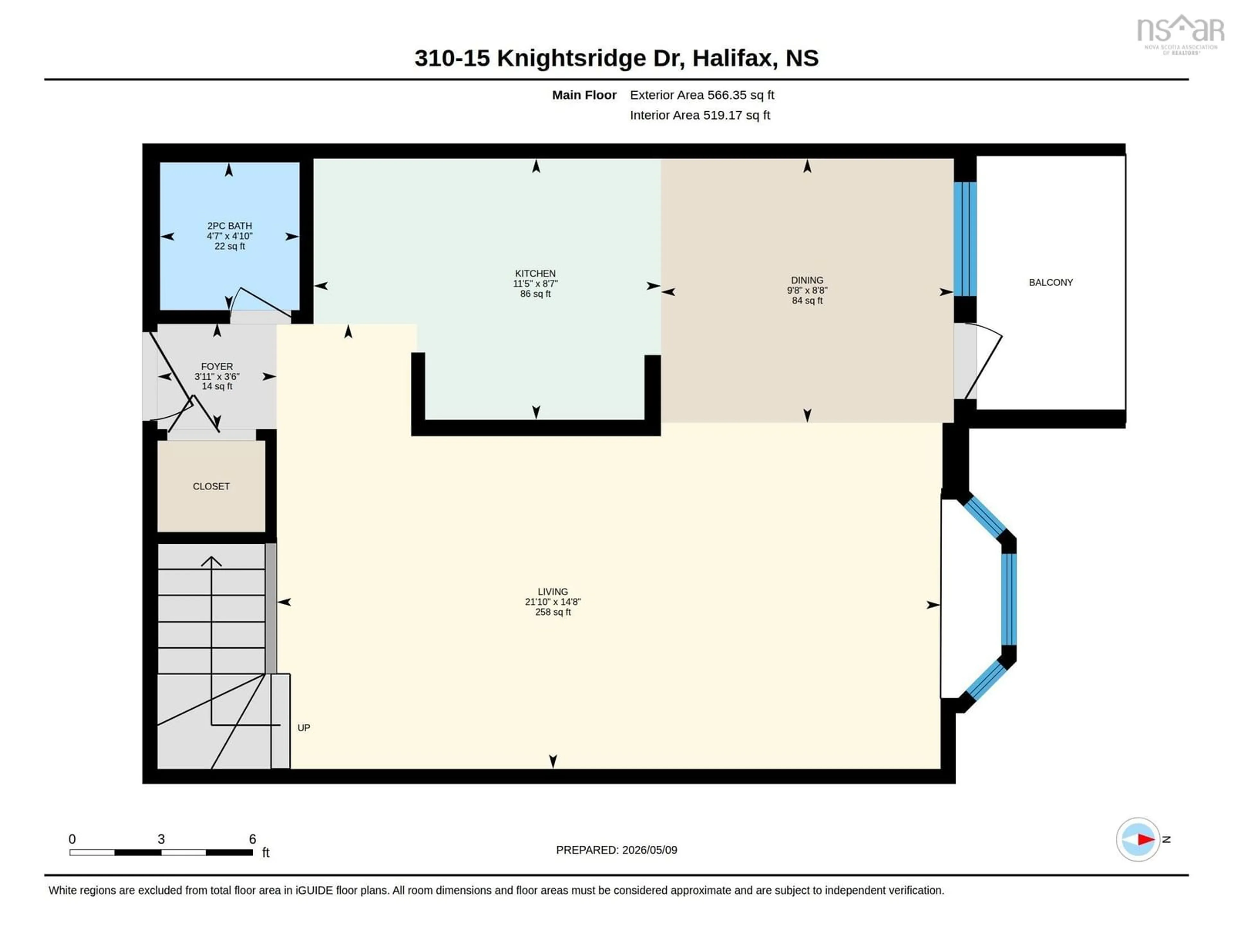 Floor plan for 15 Knightsridge Dr #310, Halifax Nova Scotia B3M 3S9