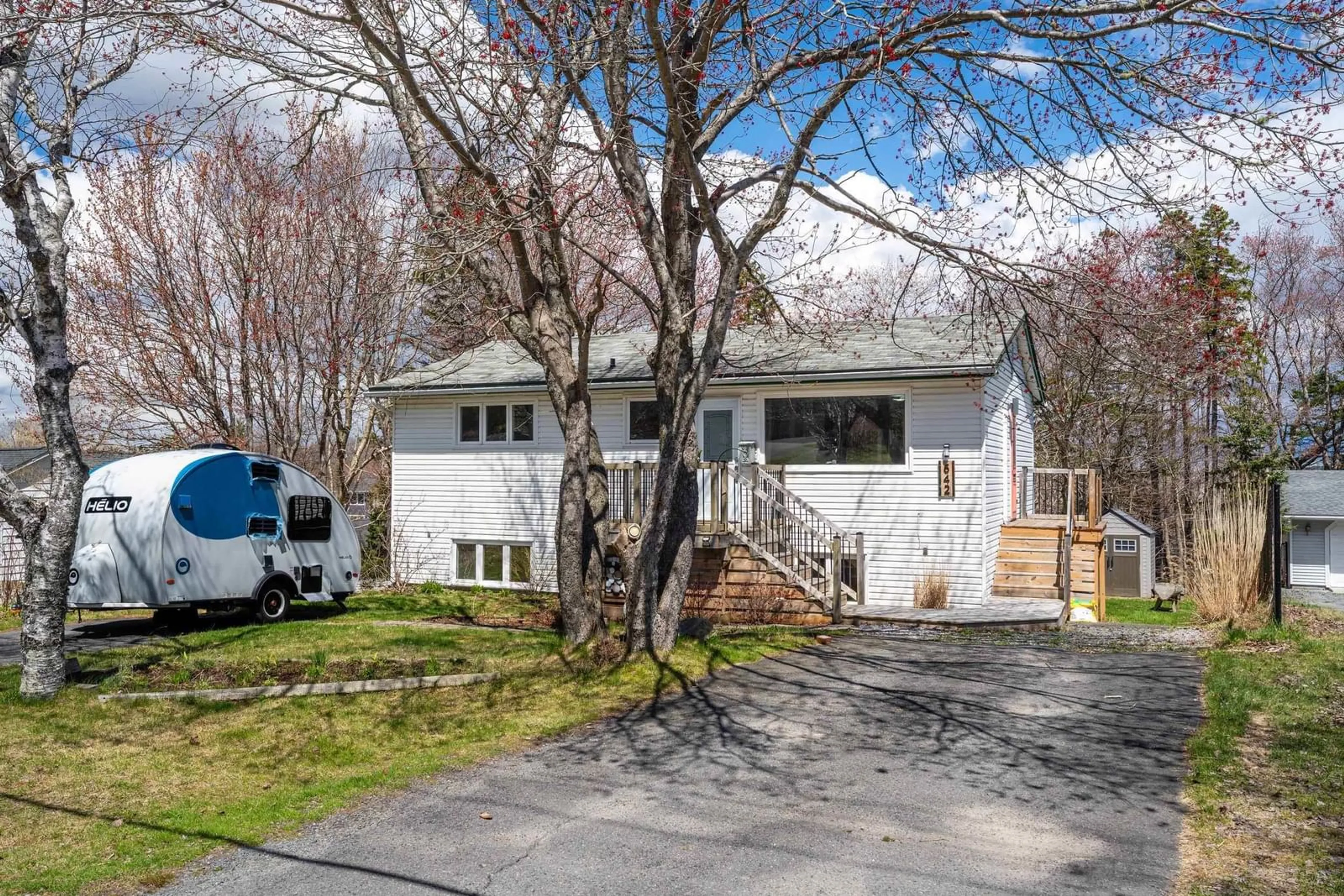 A pic from outside/outdoor area/front of a property/back of a property/a pic from drone, street for 642 Herring Cove Rd, Halifax Nova Scotia B3R 1X9