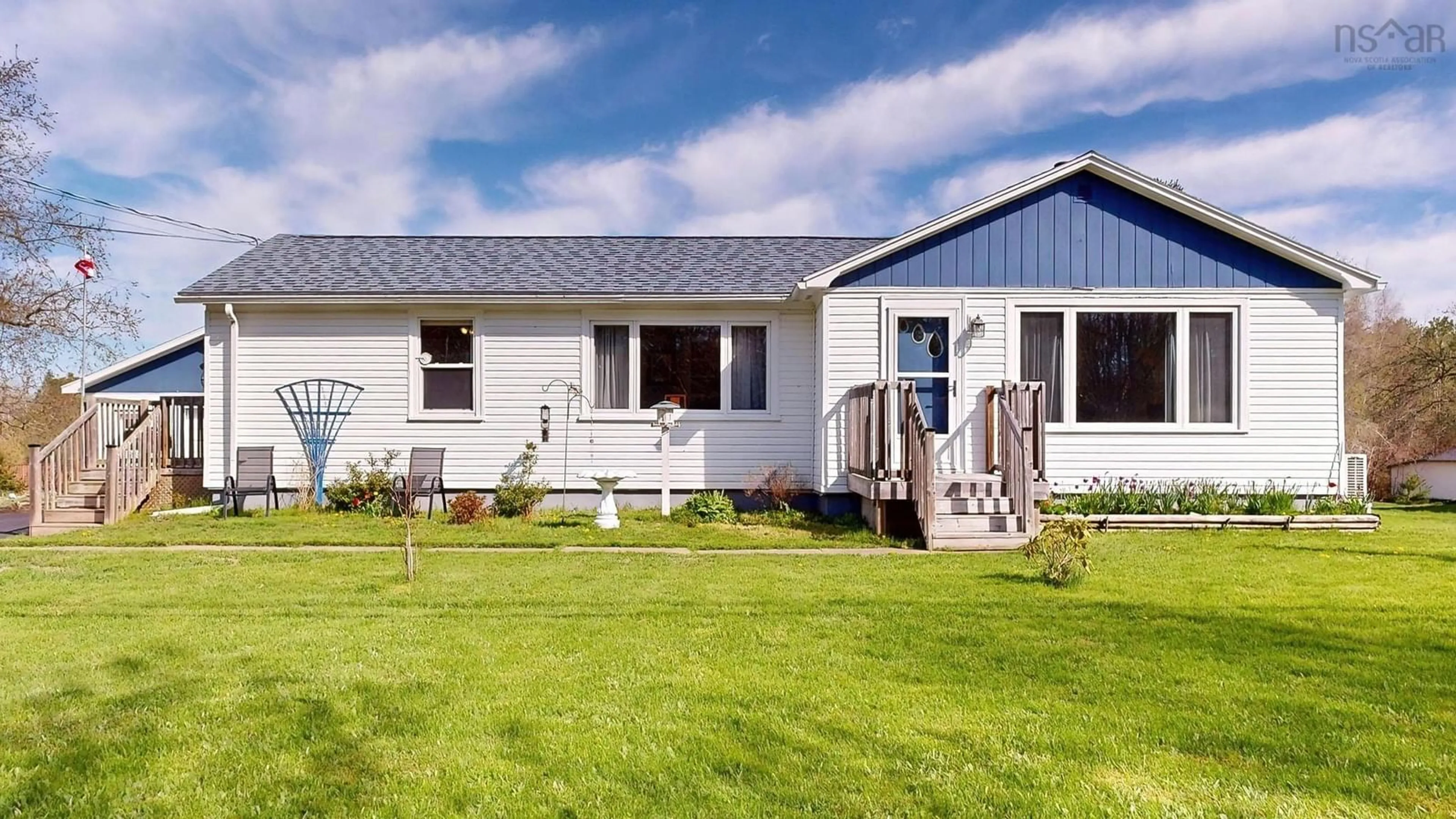 Home with vinyl exterior material, street for 2262 Old Mill Rd, South Farmington Nova Scotia B0P 1W0