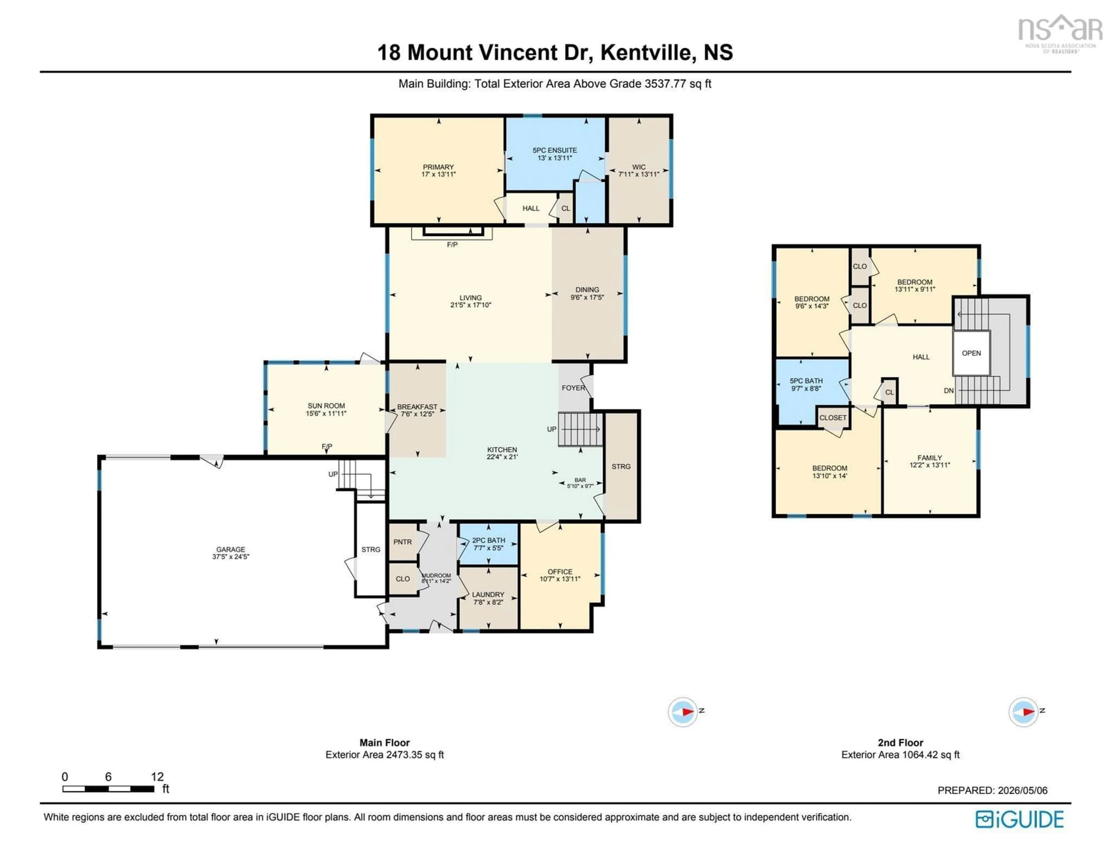 Floor plan for 18 Mount Vincent Dr, Kentville Nova Scotia B4N 0M2