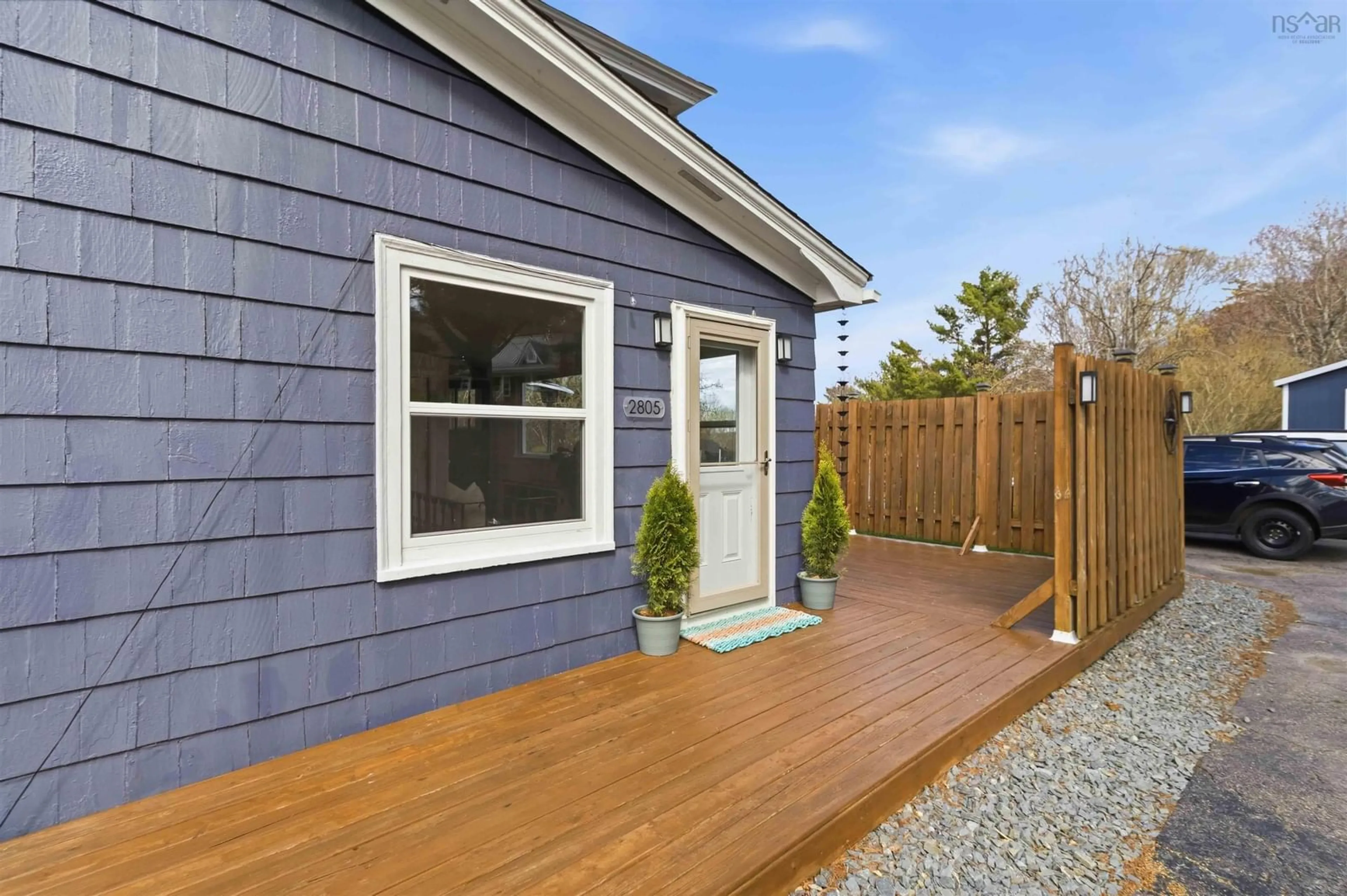 Home with vinyl exterior material, street for 2805 Highway 331, Pentz Nova Scotia B0R 1G0