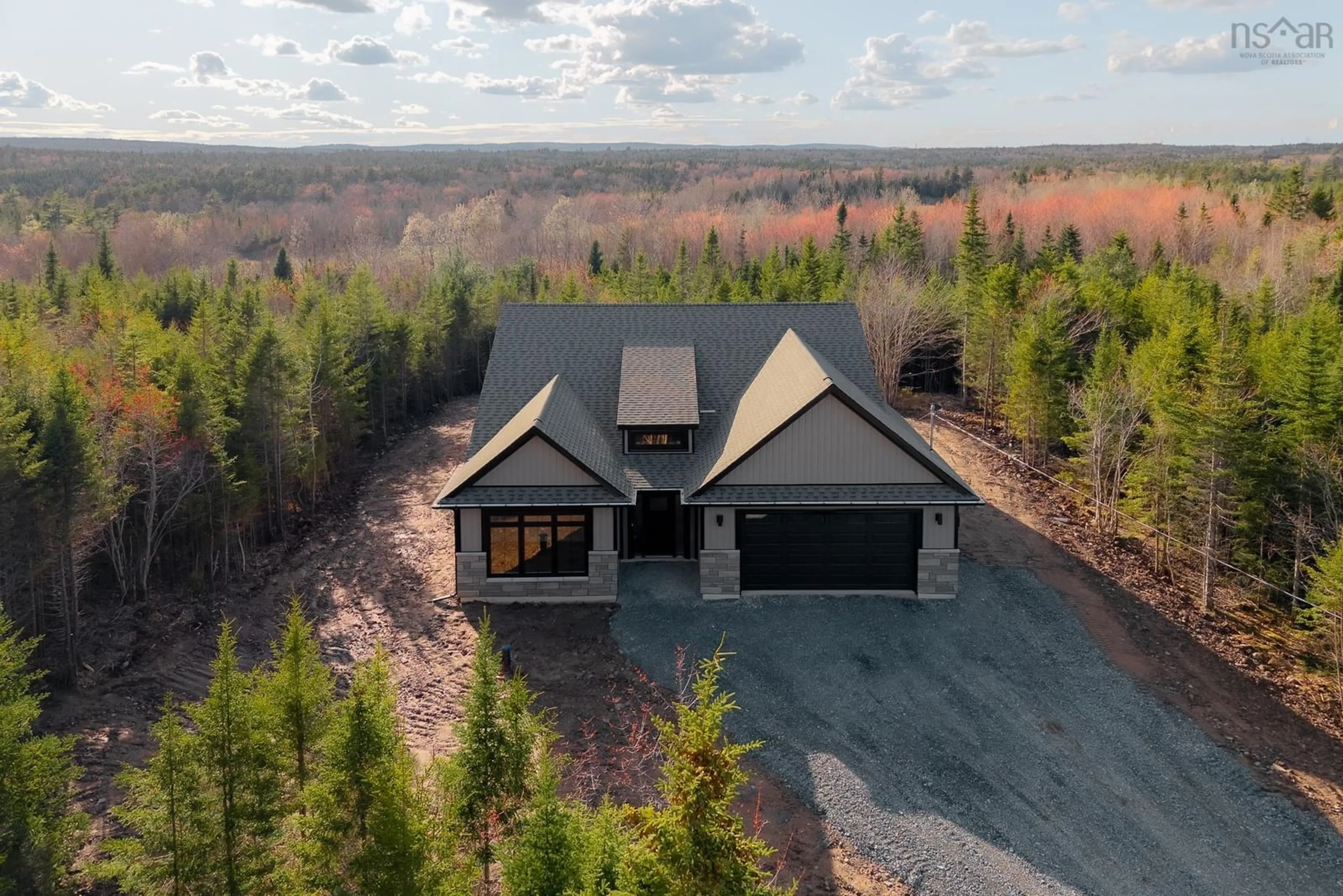 A pic from outside/outdoor area/front of a property/back of a property/a pic from drone, unknown for 122 Zaffre Dr, Middle Sackville Nova Scotia B4E 0P5