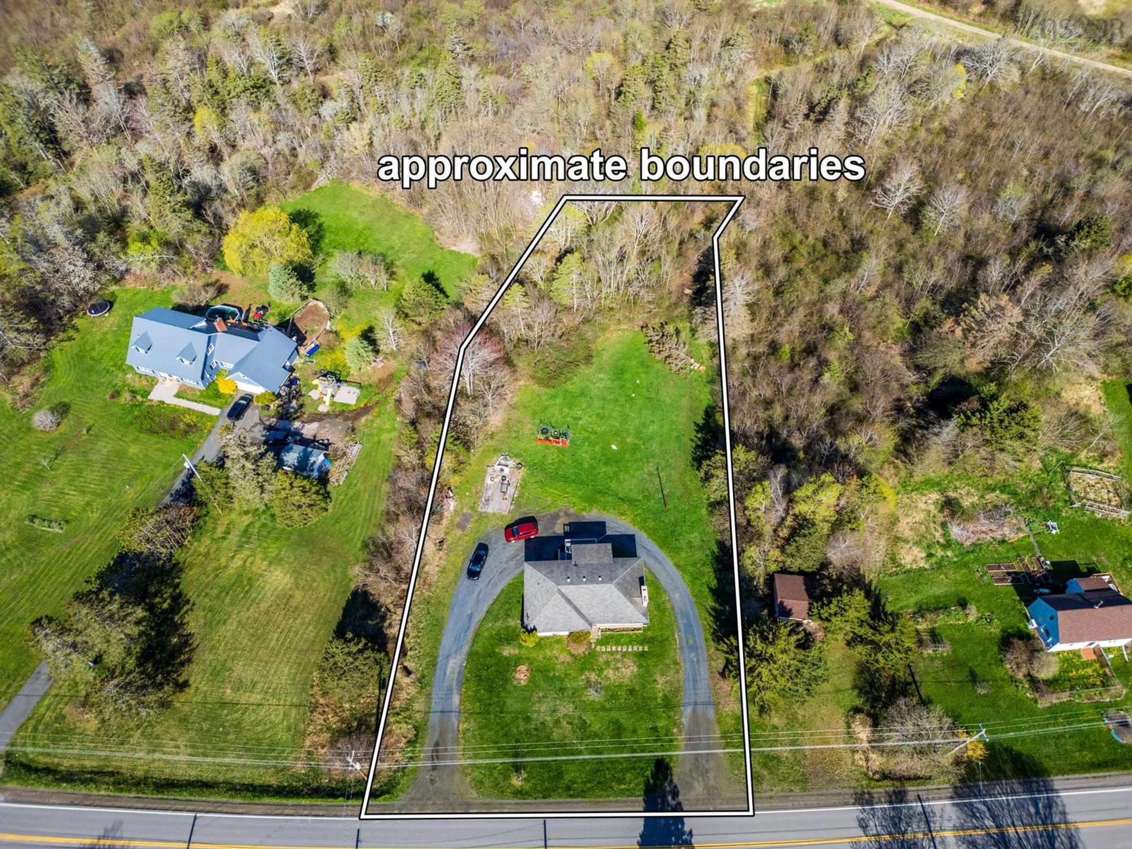 A pic from outside/outdoor area/front of a property/back of a property/a pic from drone, unknown for 301 Highway 201, Moschelle Nova Scotia B0S 1A0