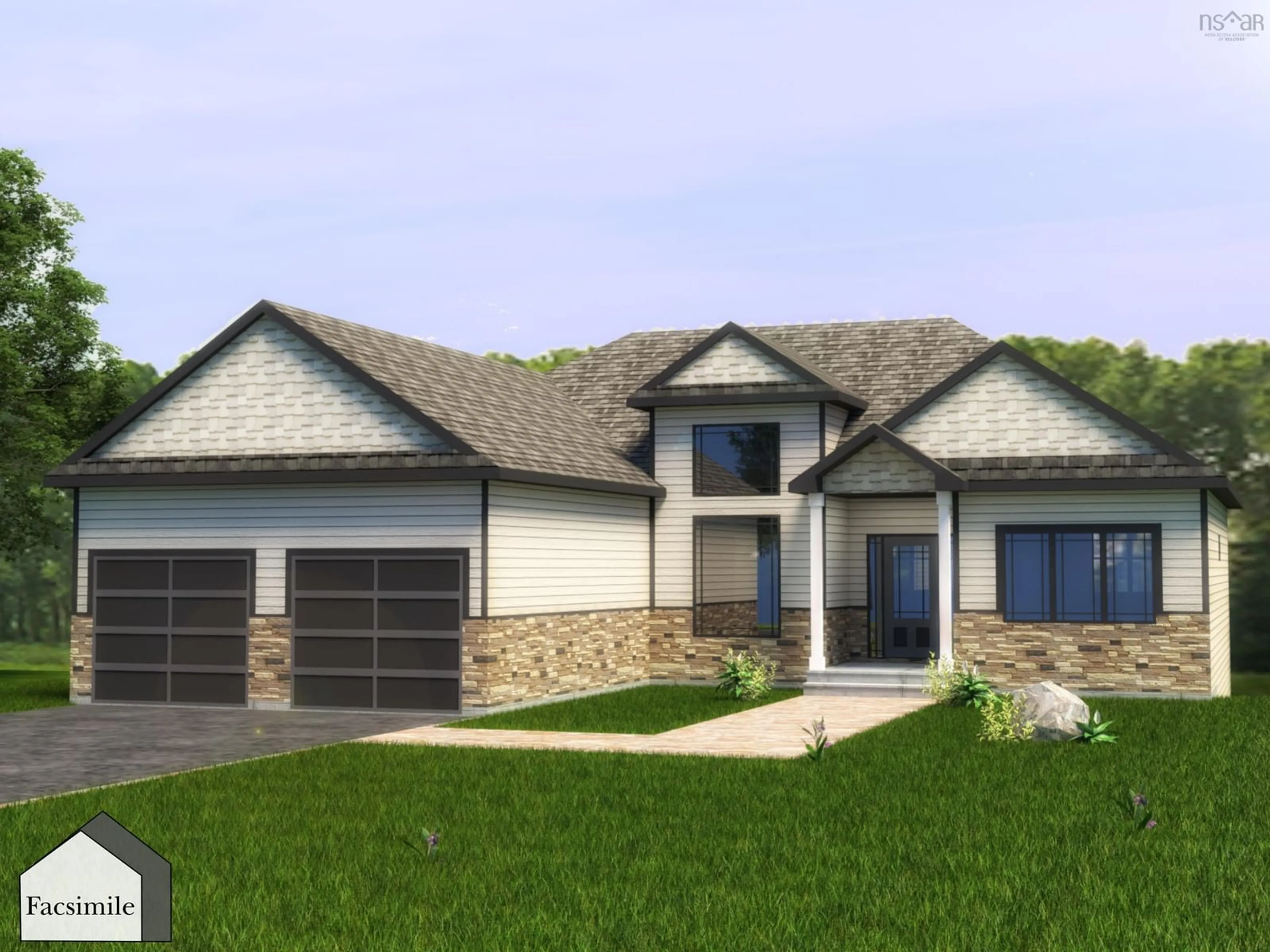 Home with brick exterior material, street for Unit 12 Bucksaw Court, Upper Tantallon Nova Scotia B3Z 1M5