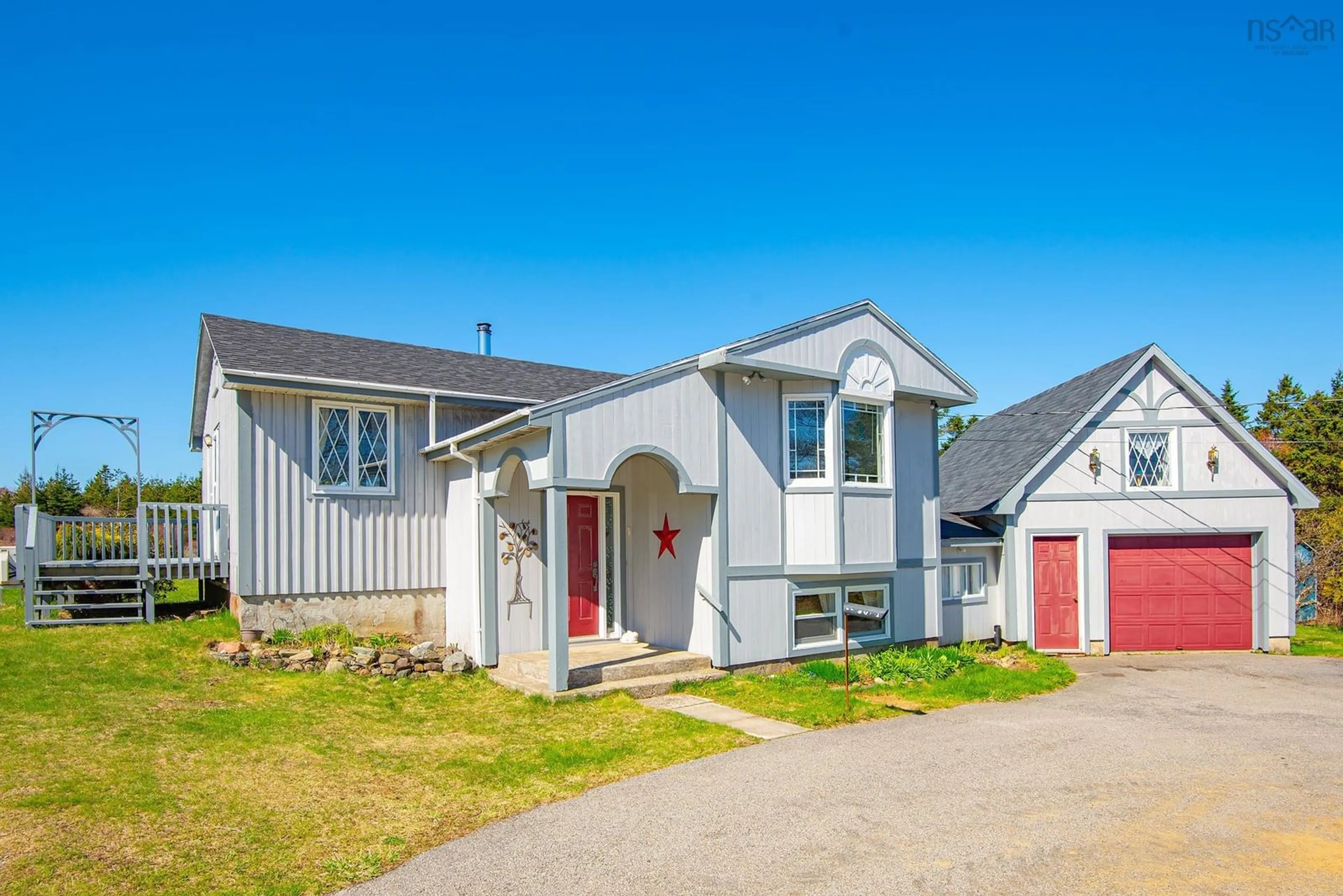 Home with vinyl exterior material, street for 226 Peter Dugas Road, Meteghan Nova Scotia B0W 2J0