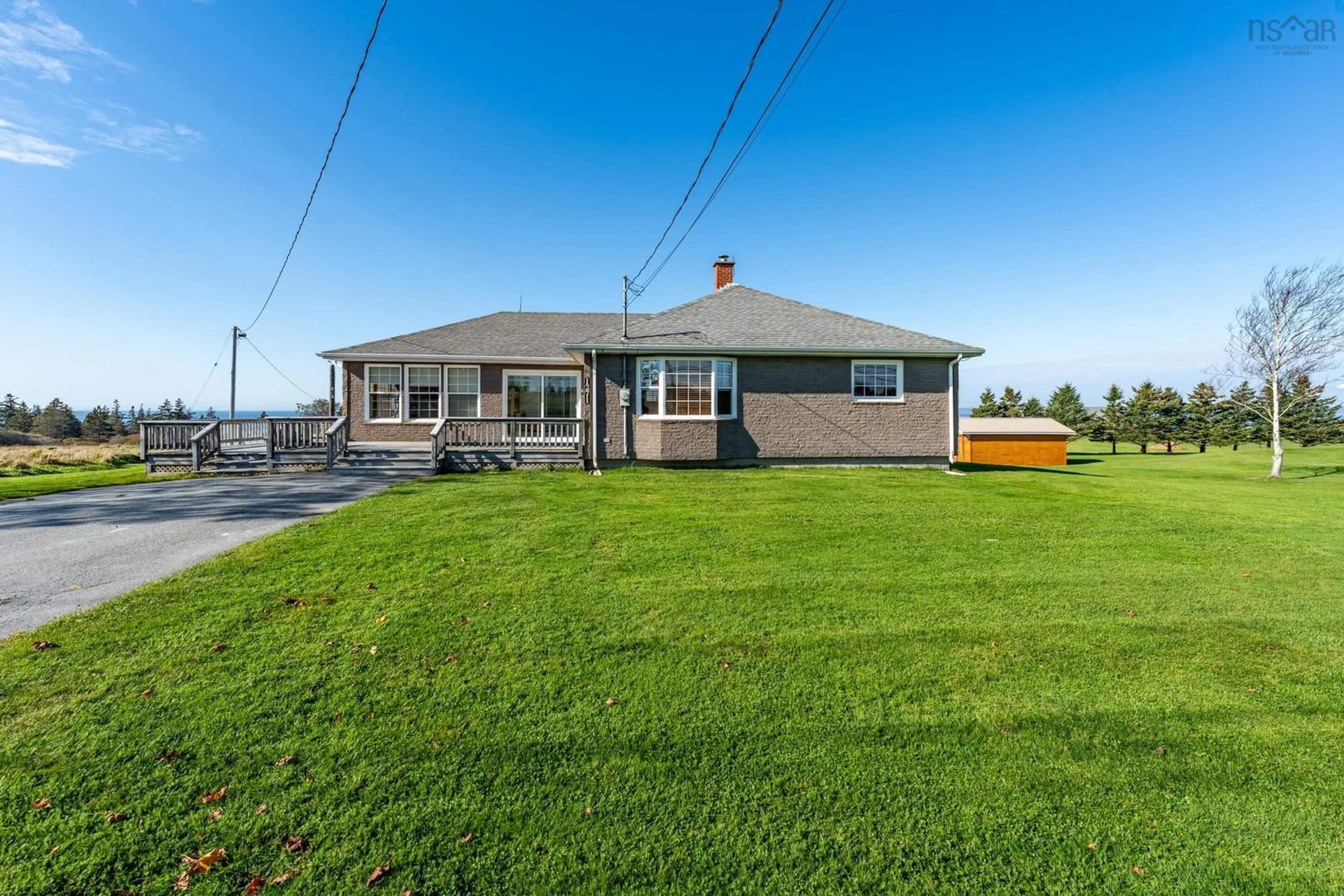 A pic from outside/outdoor area/front of a property/back of a property/a pic from drone, unknown for 1271 Highway 1, Little Brook Nova Scotia B0W 1M0