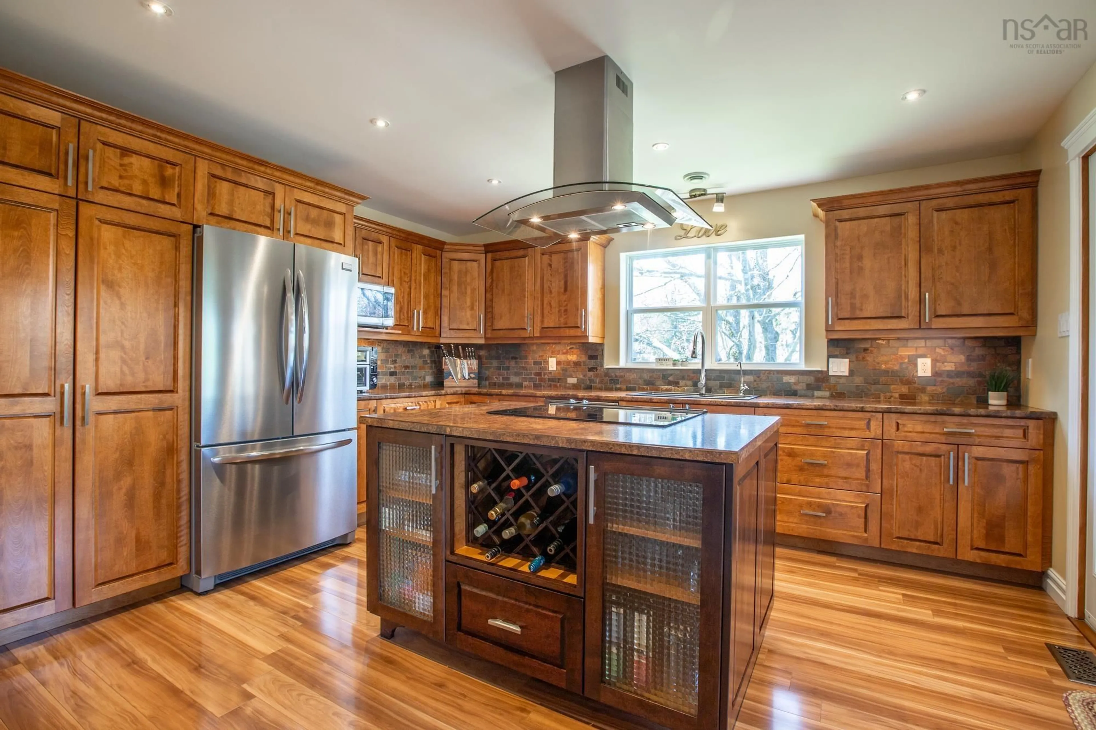 Contemporary kitchen, wood/laminate floor for 626 Montague Rd, Montague Gold Mines Nova Scotia B2R 1T6