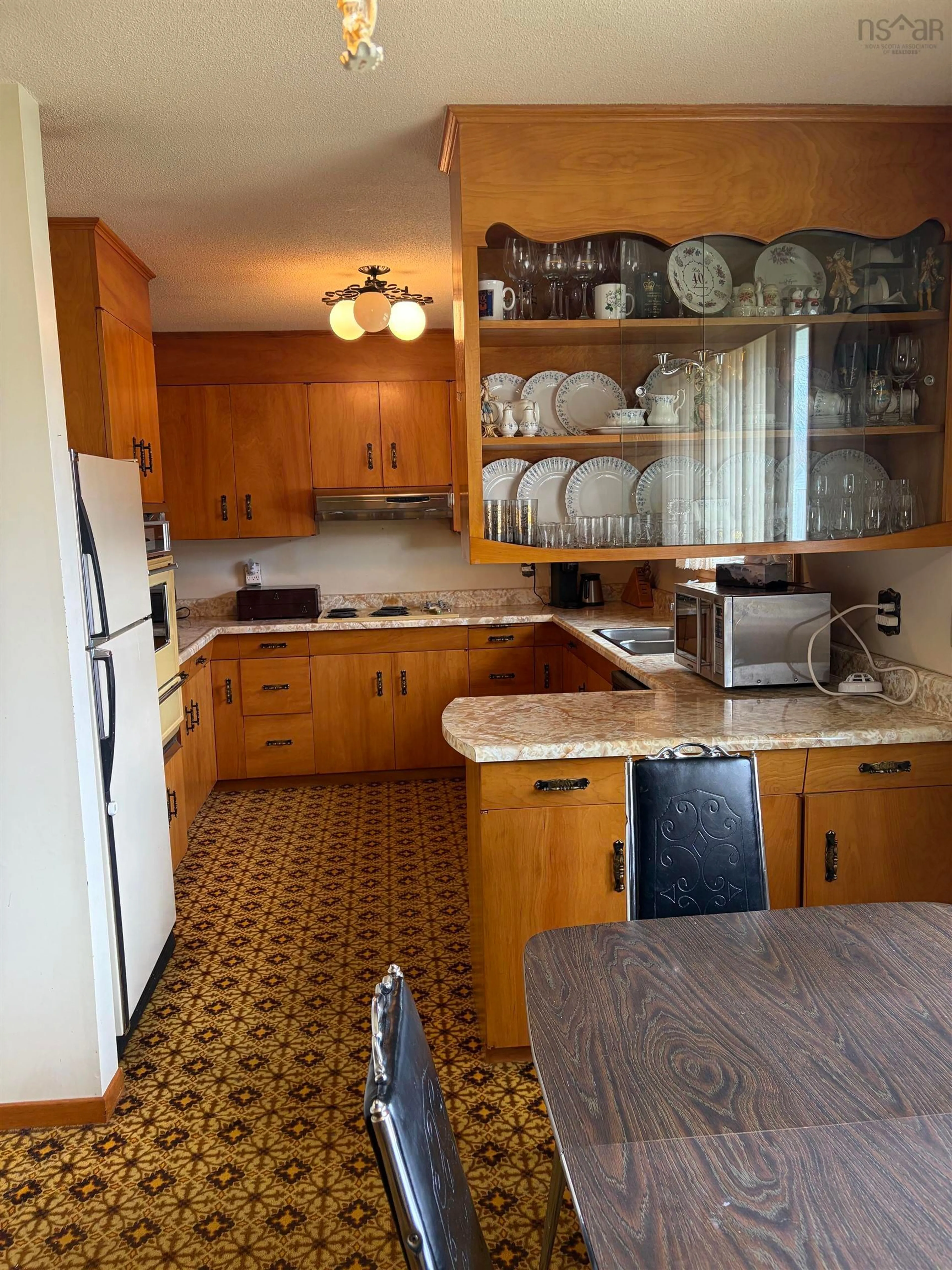 Standard kitchen, ceramic/tile floor for 26 Turner St, Glace Bay Nova Scotia B1A 5W4