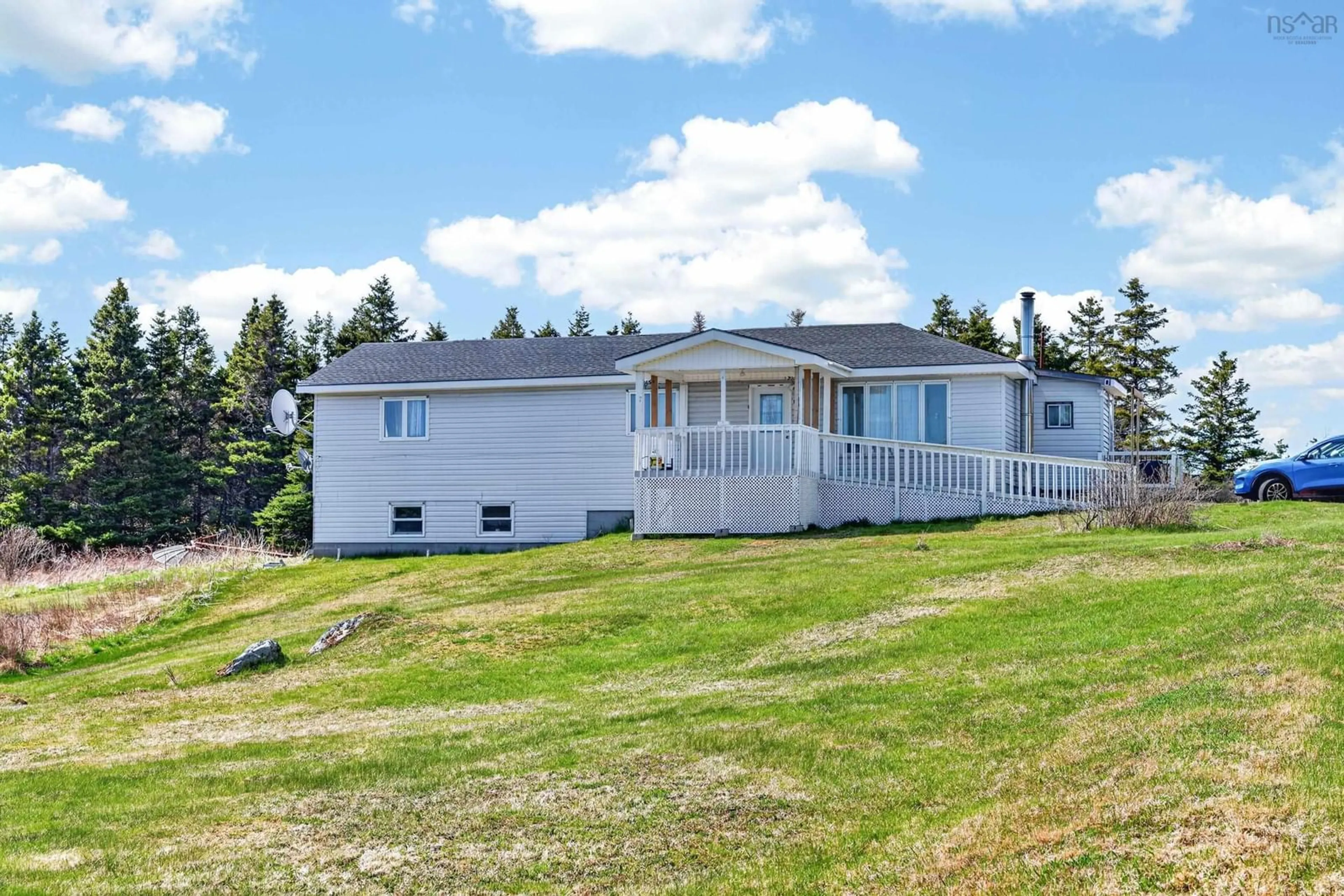A pic from outside/outdoor area/front of a property/back of a property/a pic from drone, unknown for 235 Louisbourg Main-A-Dieu Rd, Louisbourg Nova Scotia B1C 1R1