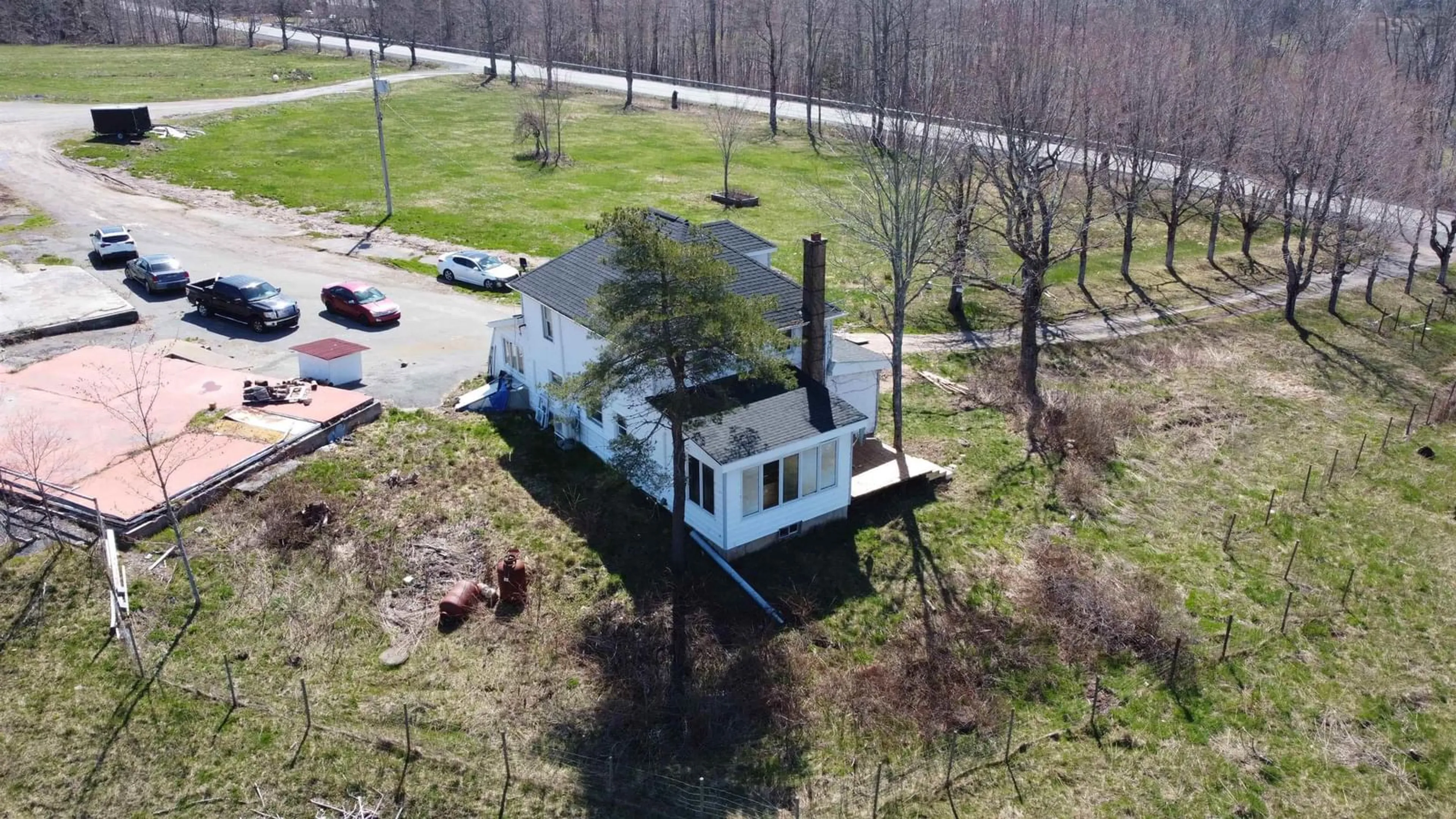 A pic from outside/outdoor area/front of a property/back of a property/a pic from drone, building for 4265 14 Hwy, Upper Rawdon Nova Scotia B0N 2N0