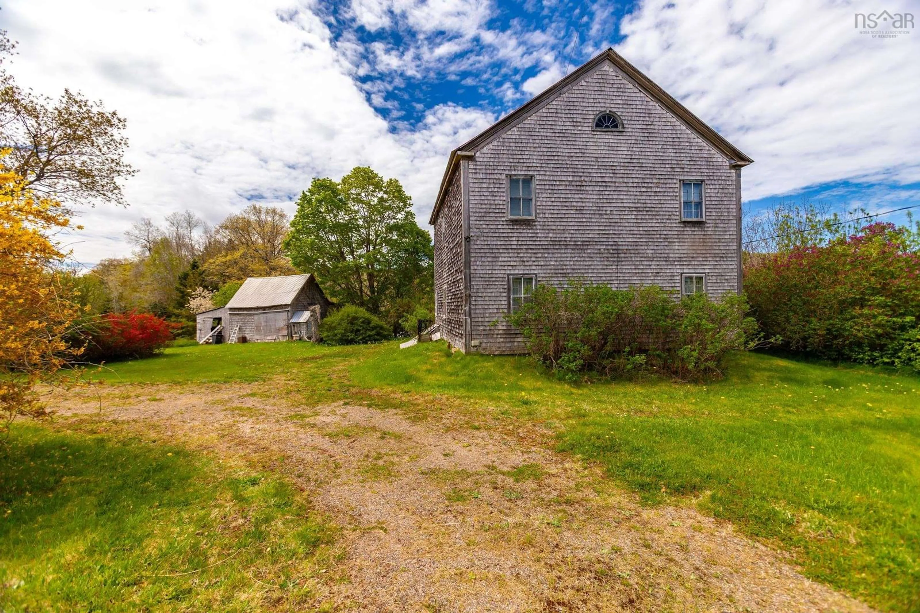 A pic from outside/outdoor area/front of a property/back of a property/a pic from drone, building for 9427 Highway 8, Lequille Nova Scotia B0S 1A0