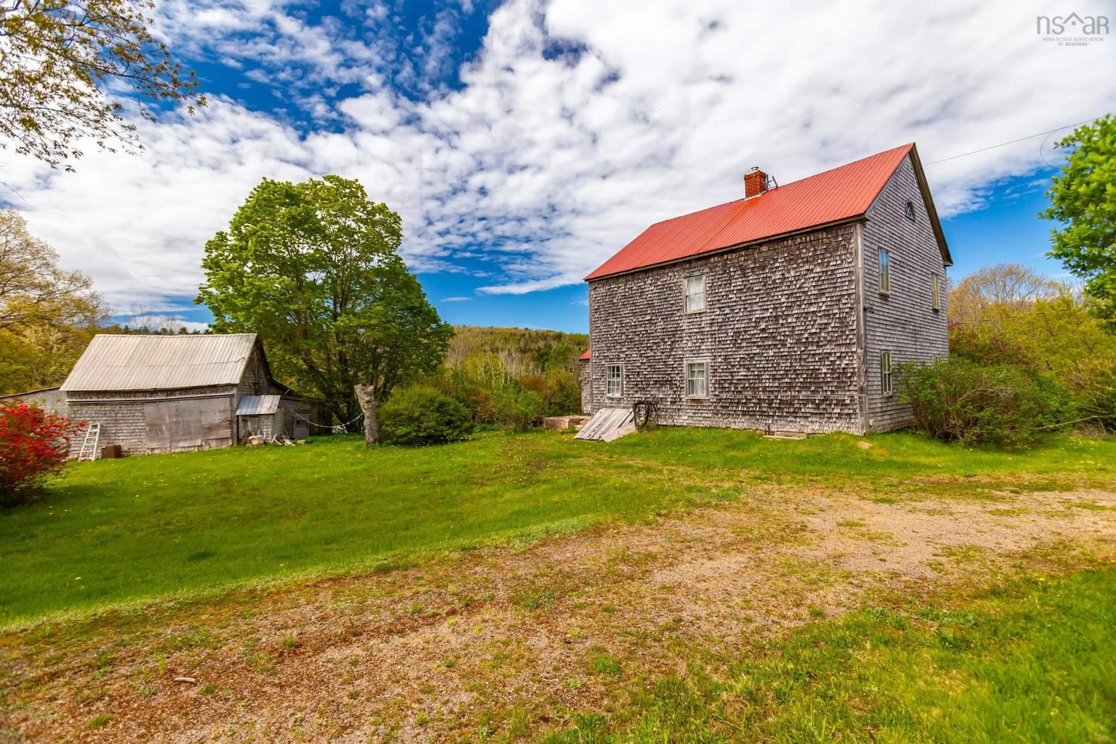 A pic from outside/outdoor area/front of a property/back of a property/a pic from drone, building for 9427 Highway 8, Lequille Nova Scotia B0S 1A0