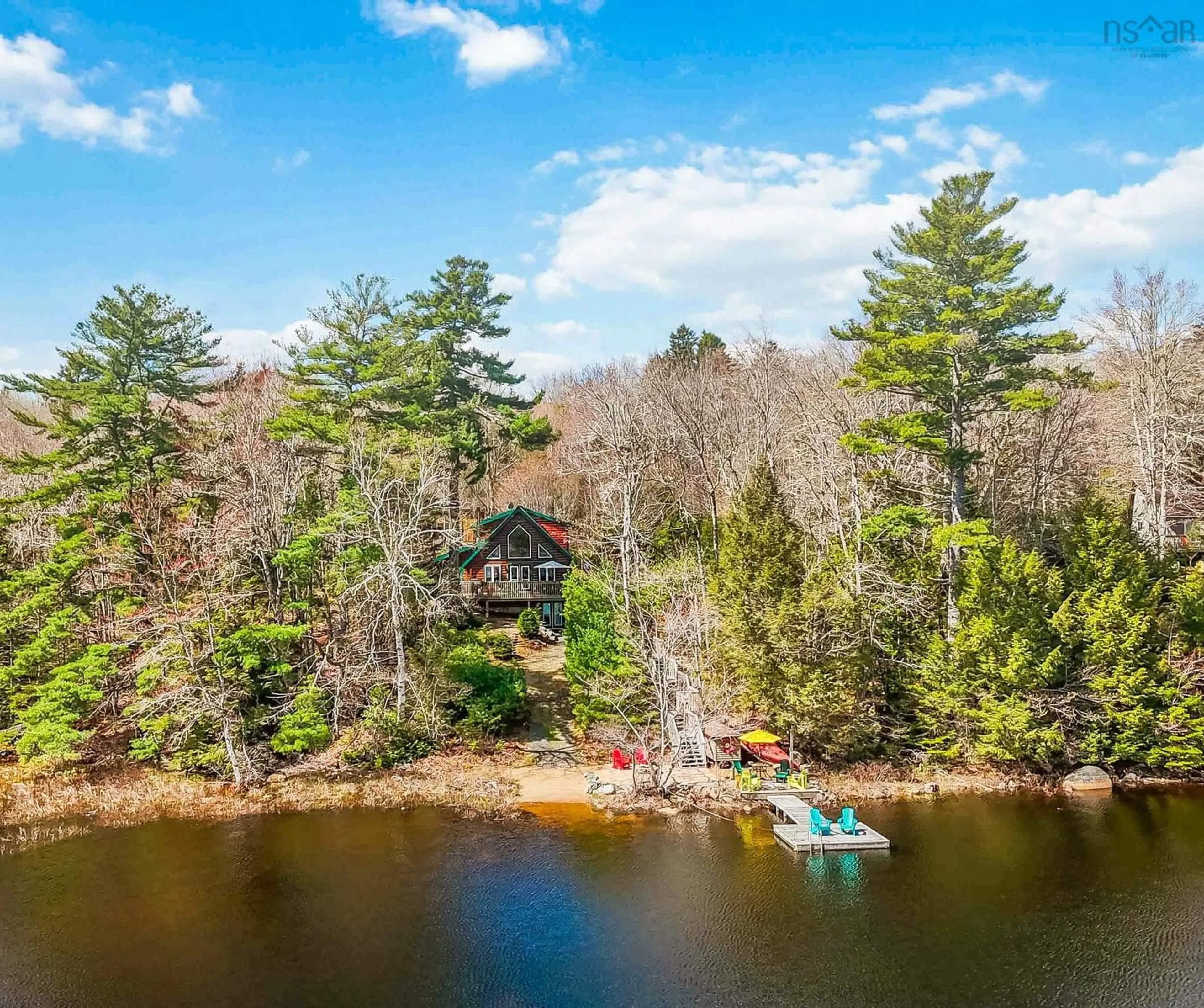 A pic from outside/outdoor area/front of a property/back of a property/a pic from drone, water/lake/river/ocean view for 19 Jays Point Rd, Labelle Nova Scotia B4V 8V2
