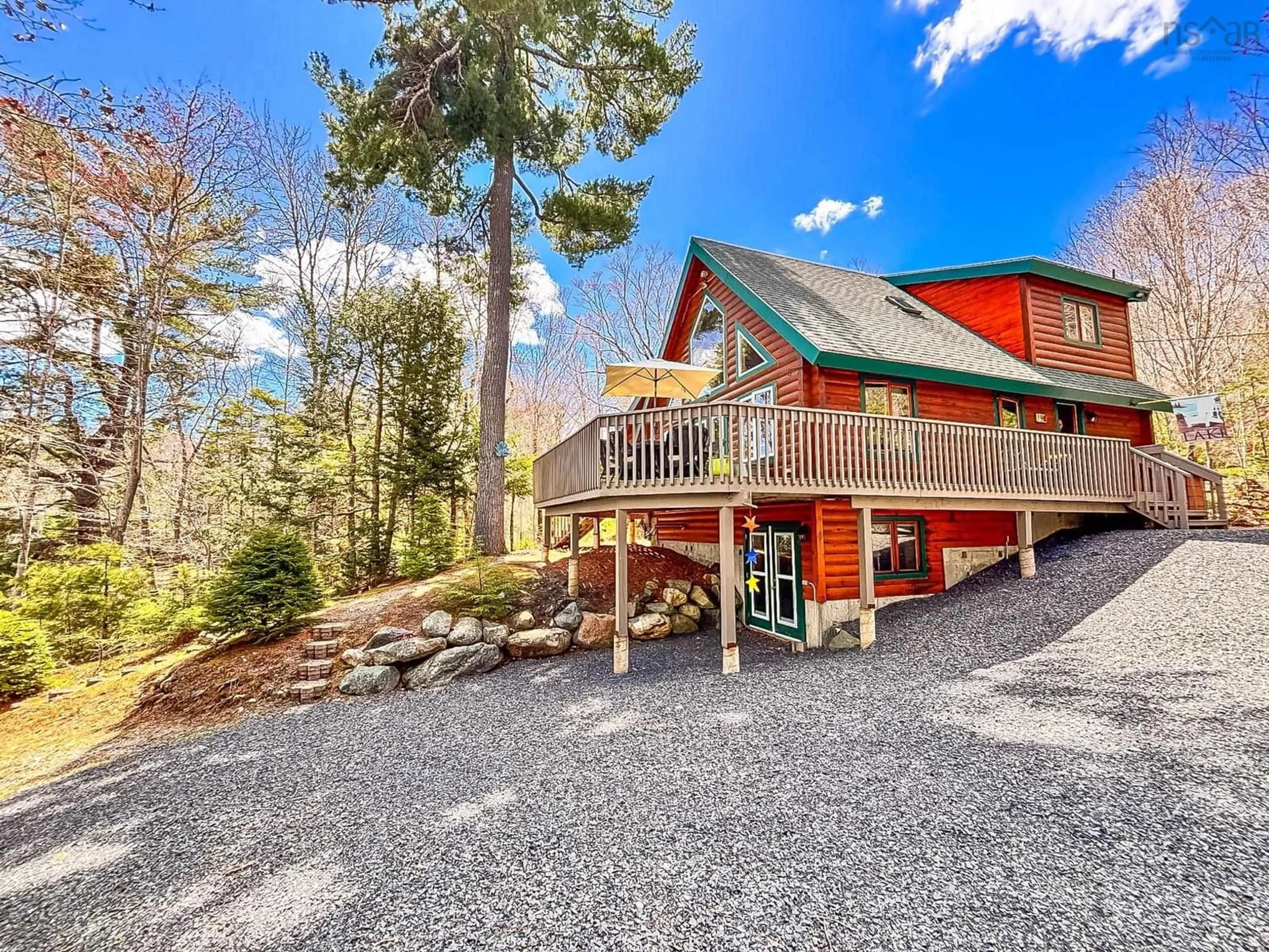 A pic from outside/outdoor area/front of a property/back of a property/a pic from drone, mountain view for 19 Jays Point Rd, Labelle Nova Scotia B4V 8V2