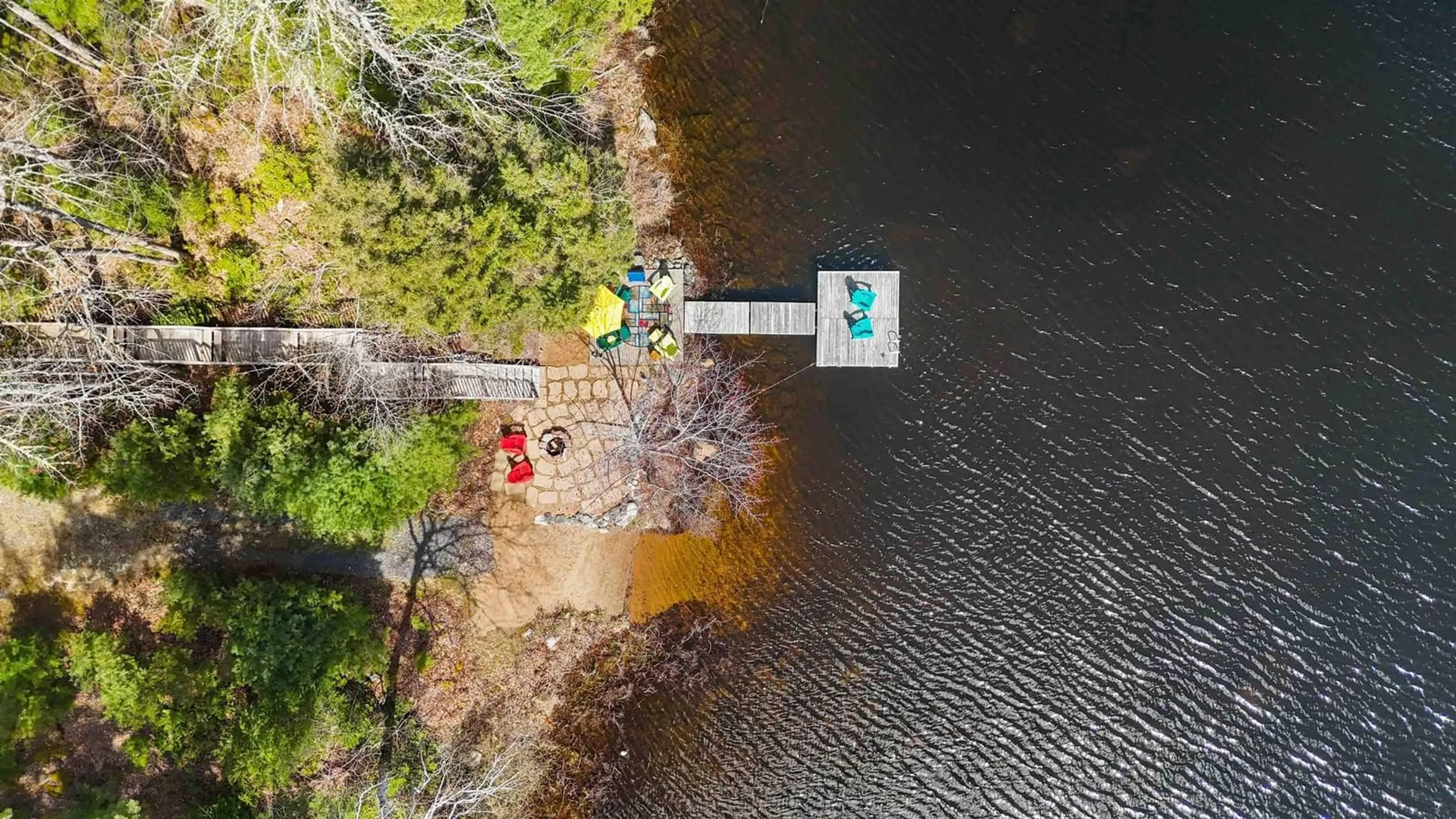 A pic from outside/outdoor area/front of a property/back of a property/a pic from drone, water/lake/river/ocean view for 19 Jays Point Rd, Labelle Nova Scotia B4V 8V2