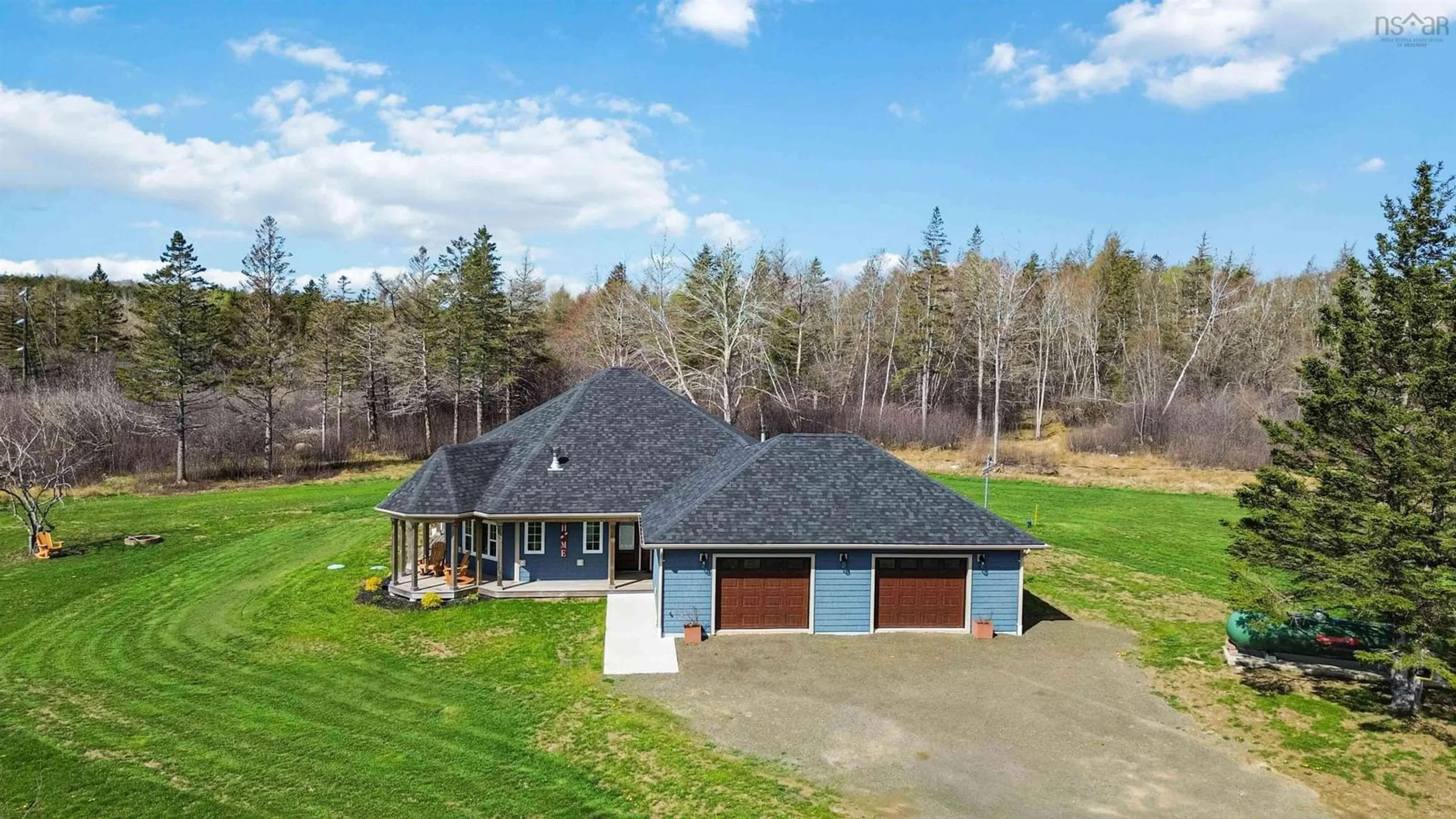 A pic from outside/outdoor area/front of a property/back of a property/a pic from drone, unknown for 1572 Lansdowne Rd, Bear River Nova Scotia B0S 1B0