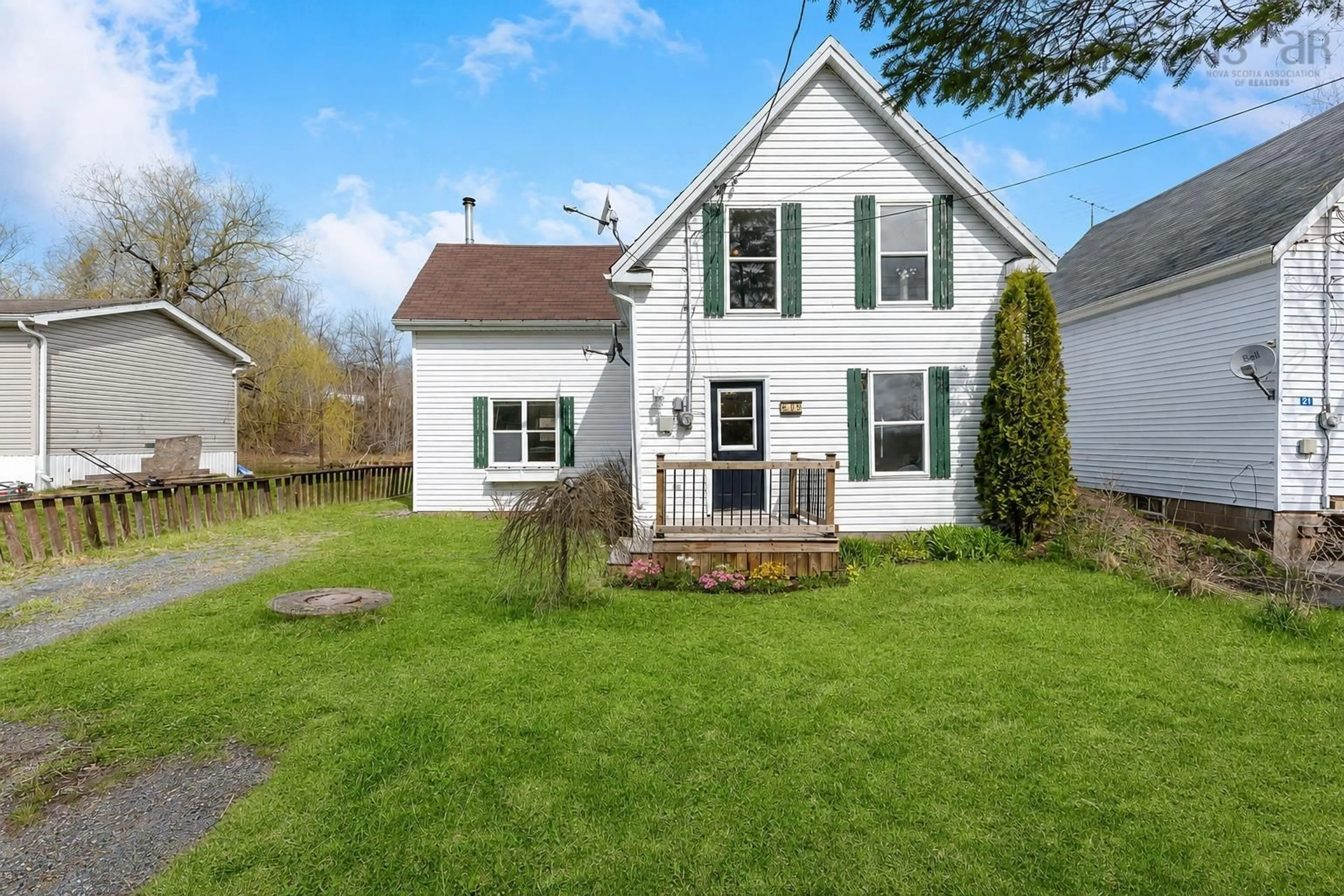 A pic from outside/outdoor area/front of a property/back of a property/a pic from drone, street for 19 Station Rd, South Maitland Nova Scotia B0N 2H0