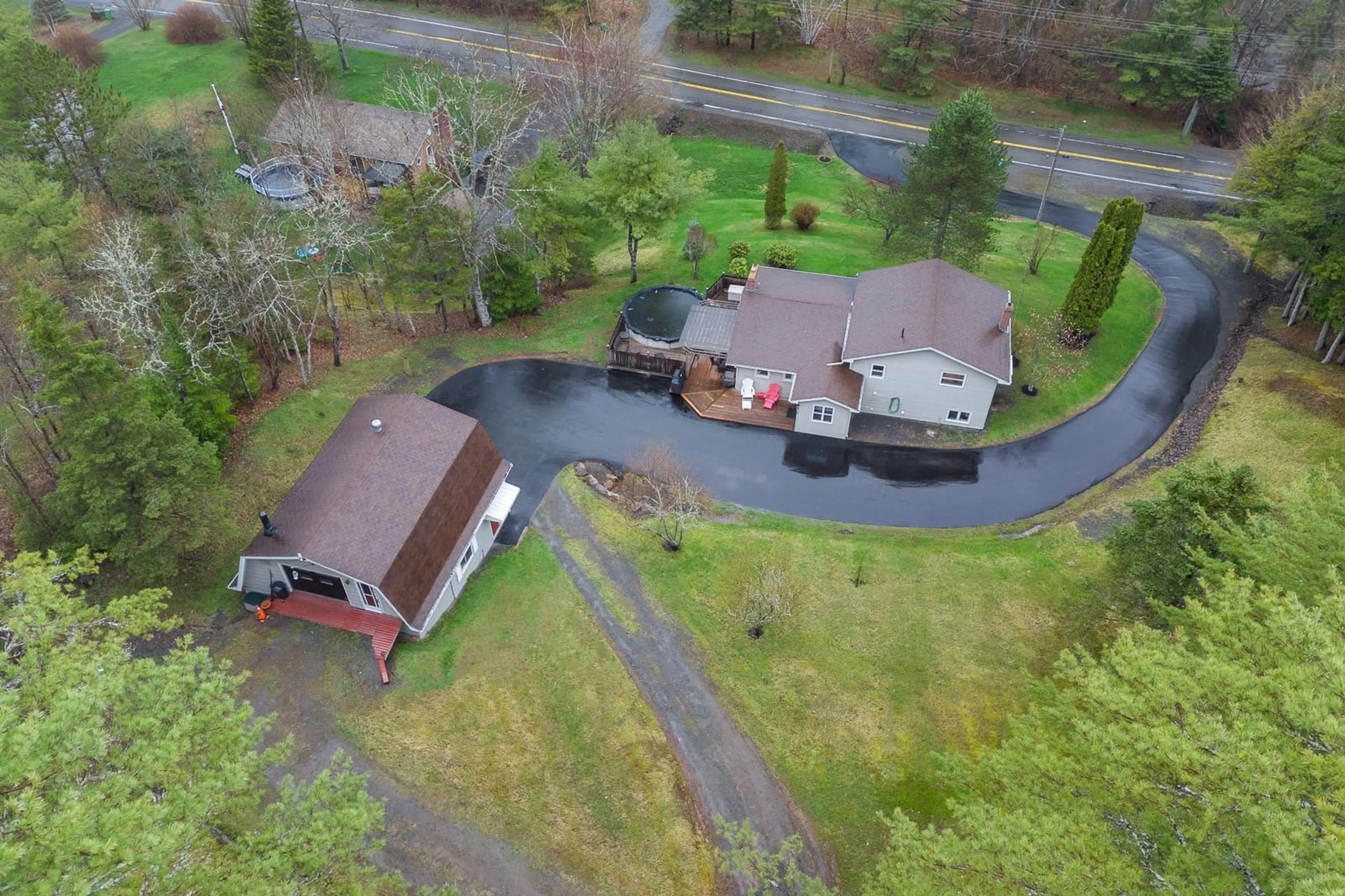 A pic from outside/outdoor area/front of a property/back of a property/a pic from drone, unknown for 6054 Highway 1, Ellershouse Nova Scotia B0N 1L0