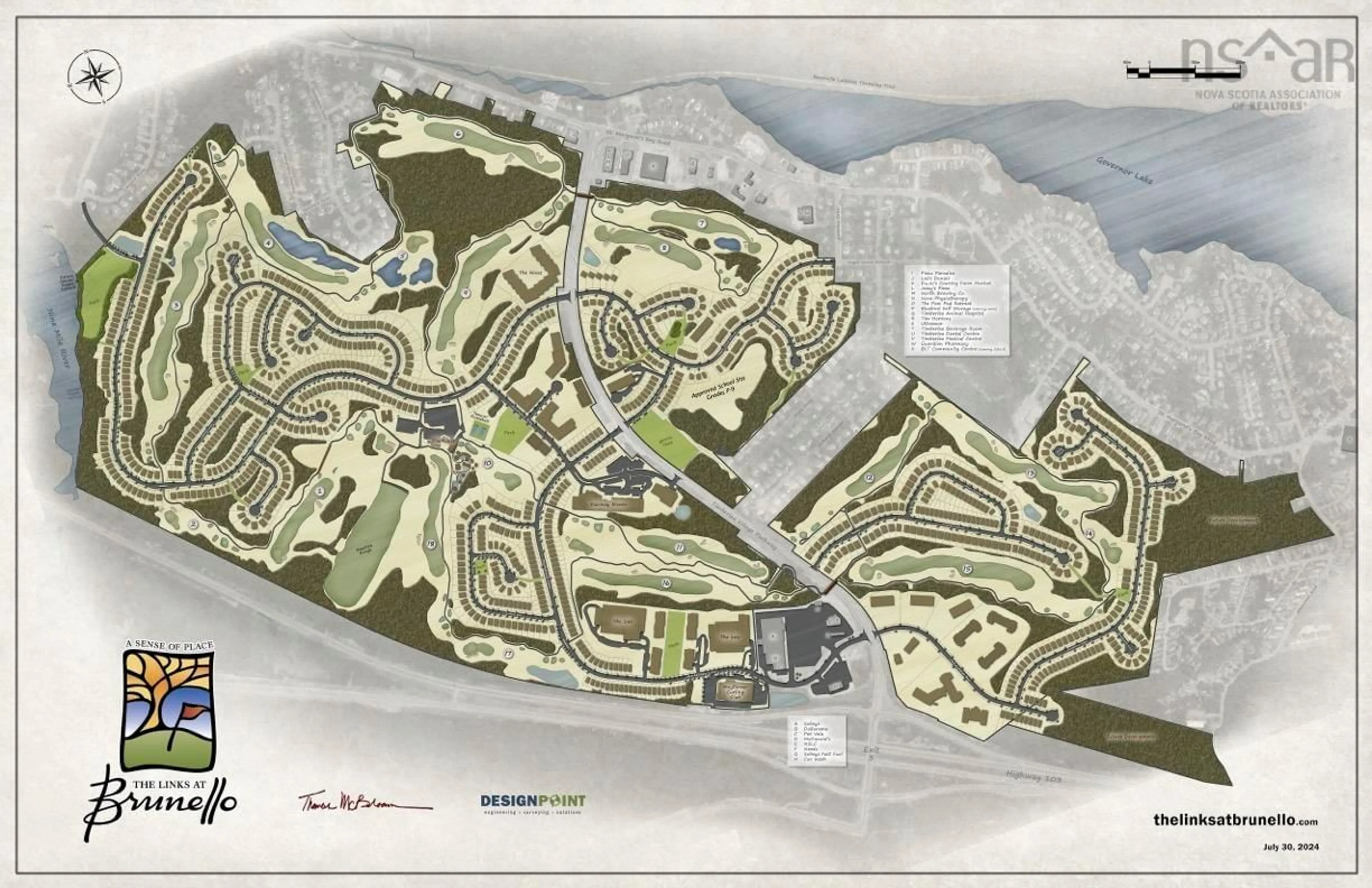 Picture of a map for 185 Brunello Blvd #Lot 9-22, Timberlea Nova Scotia B3T 0J3