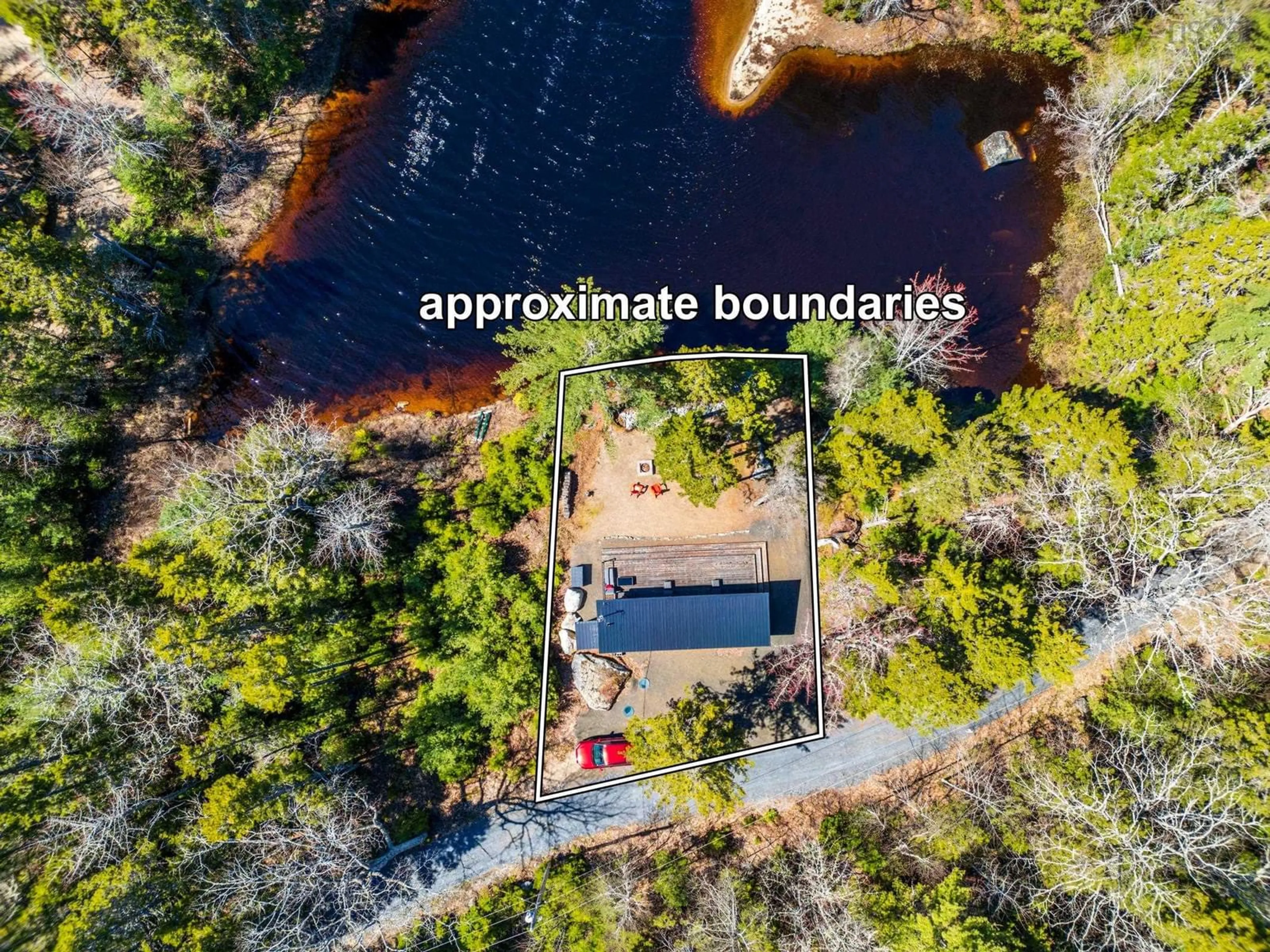 A pic from outside/outdoor area/front of a property/back of a property/a pic from drone, water/lake/river/ocean view for 434 Mirror Point Dr, Graywood Nova Scotia B0S 1A0