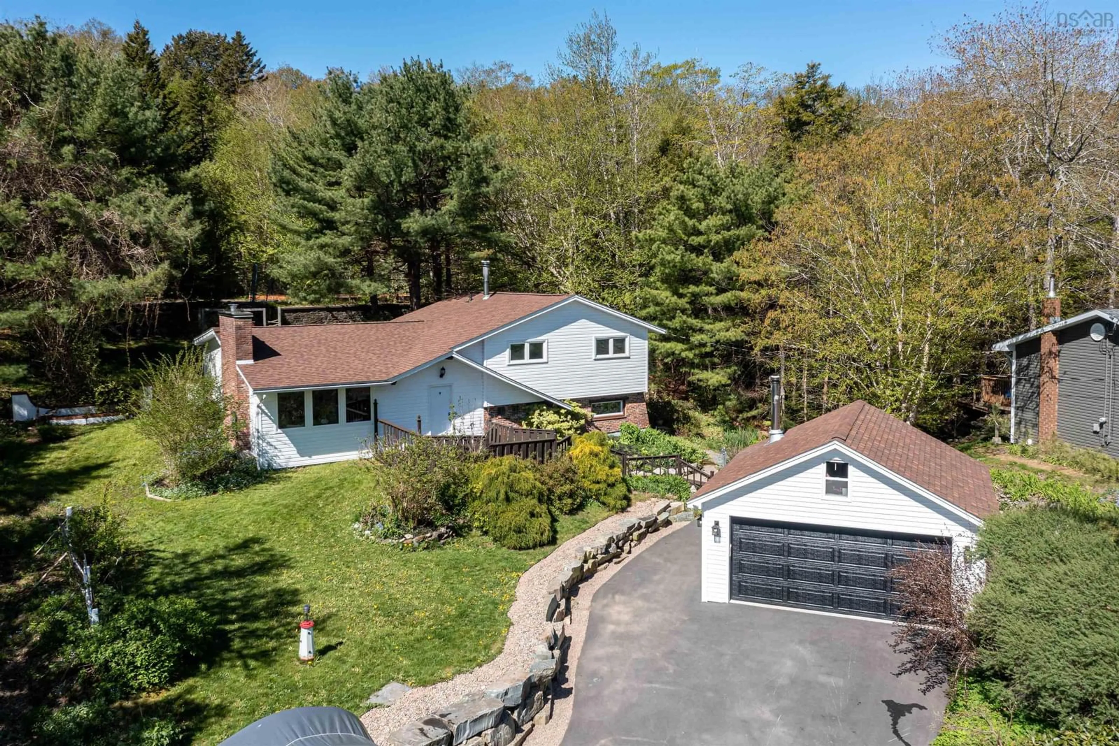 A pic from outside/outdoor area/front of a property/back of a property/a pic from drone, unknown for 28 Beech Hill Dr, Lake Echo Nova Scotia B3E 1A6