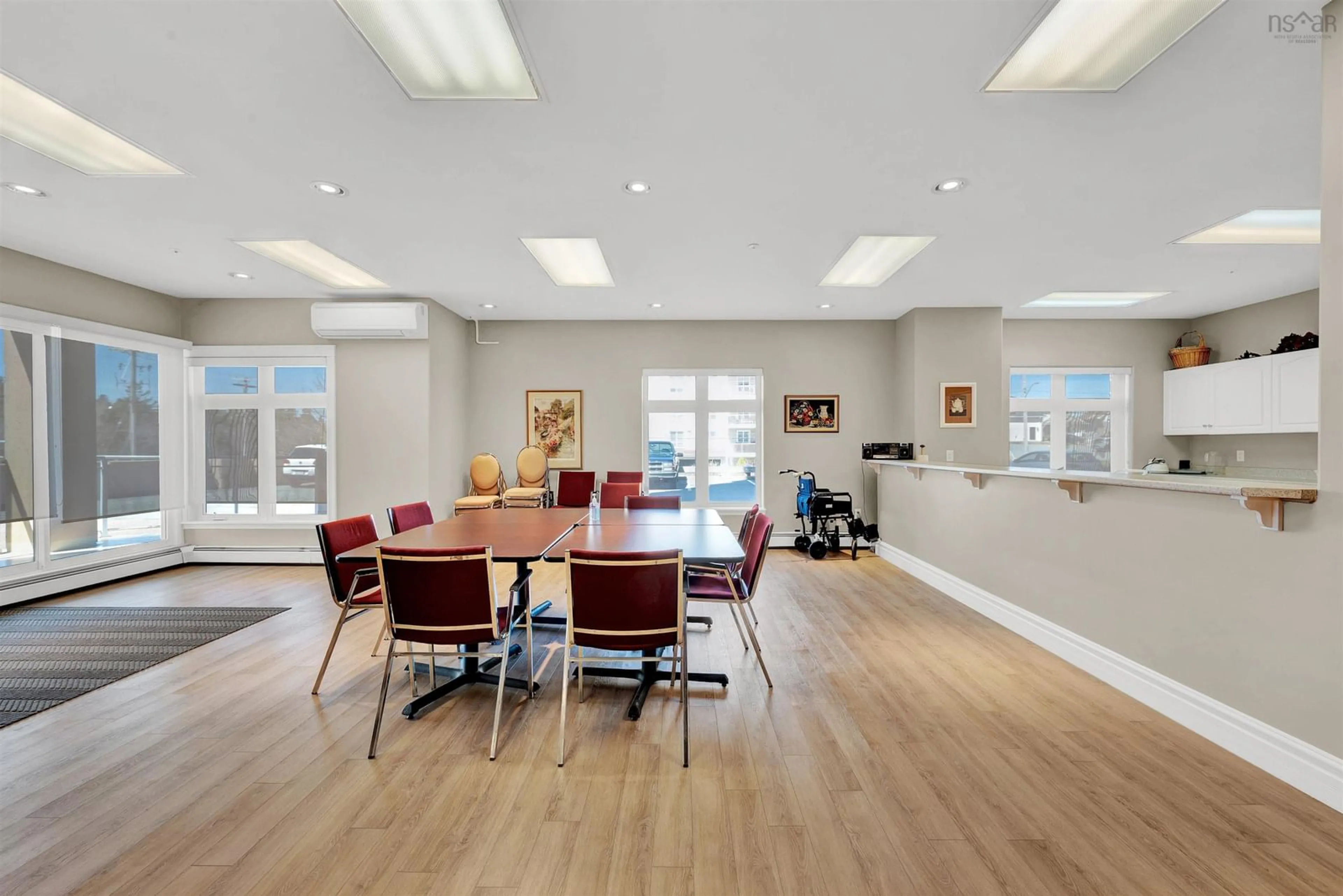 Dining room, wood/laminate floor for 202 Walter Havil Dr #410, Halifax Nova Scotia B3N 3M4