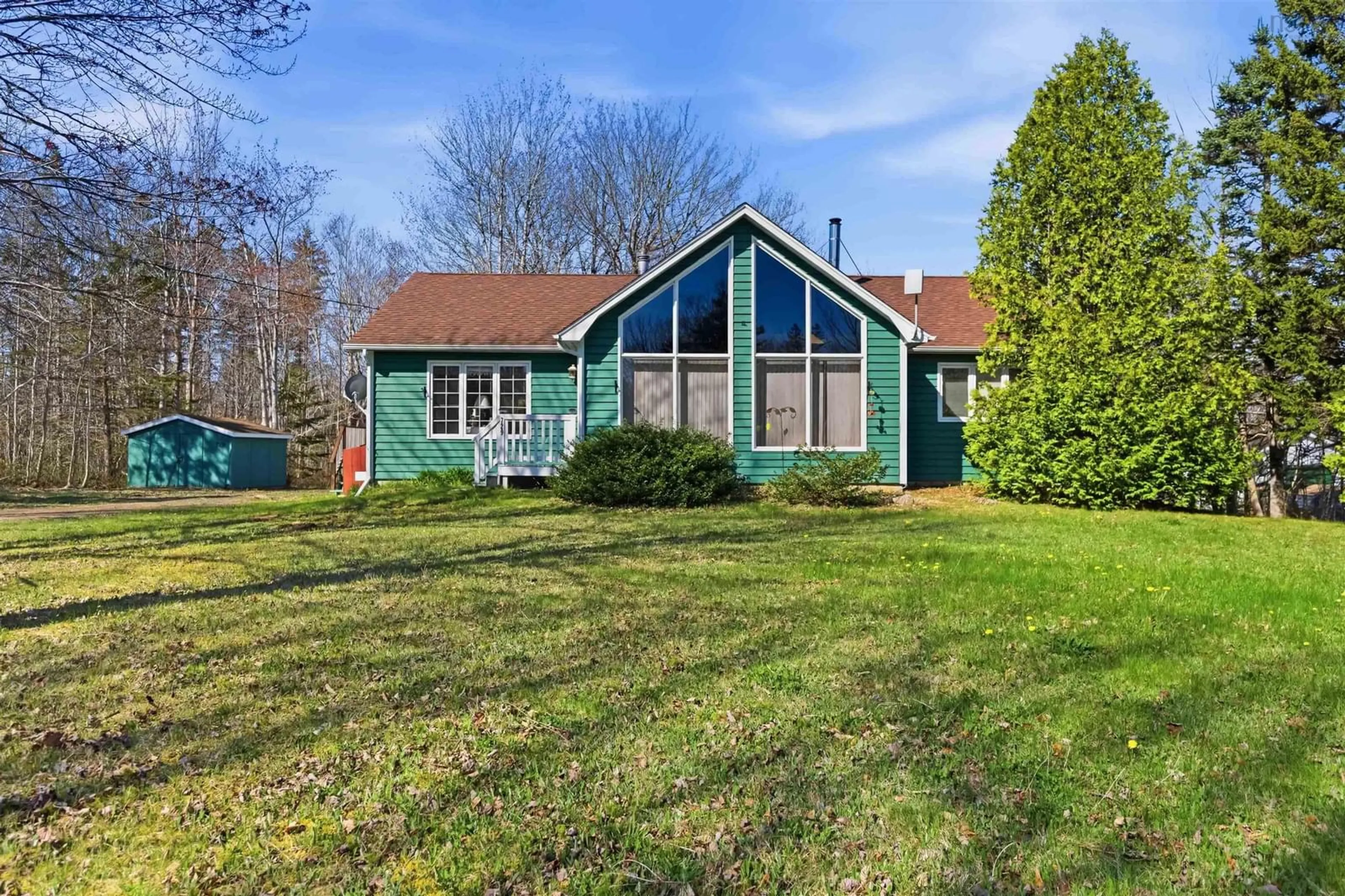 Home with vinyl exterior material, street for Parker Mountain Rd #729, Parkers Cove Nova Scotia B0S 1A0