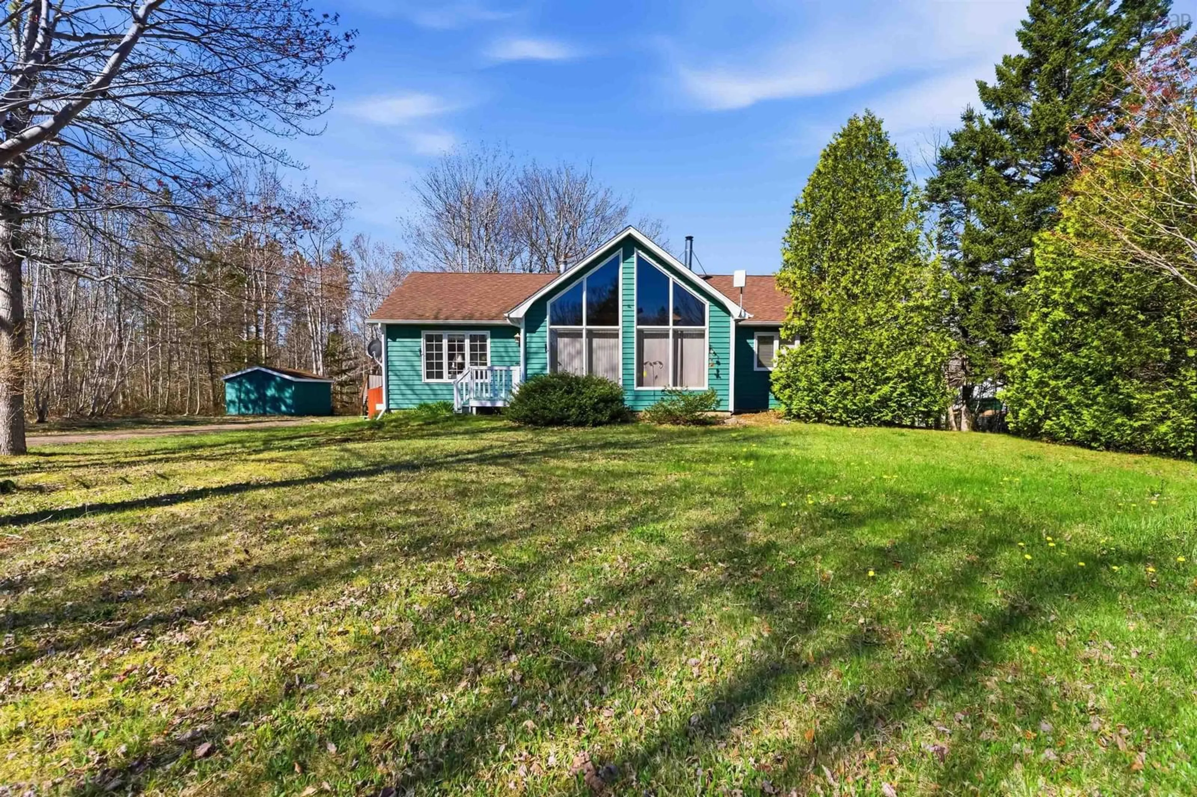 A pic from outside/outdoor area/front of a property/back of a property/a pic from drone, unknown for Parker Mountain Rd #729, Parkers Cove Nova Scotia B0S 1A0