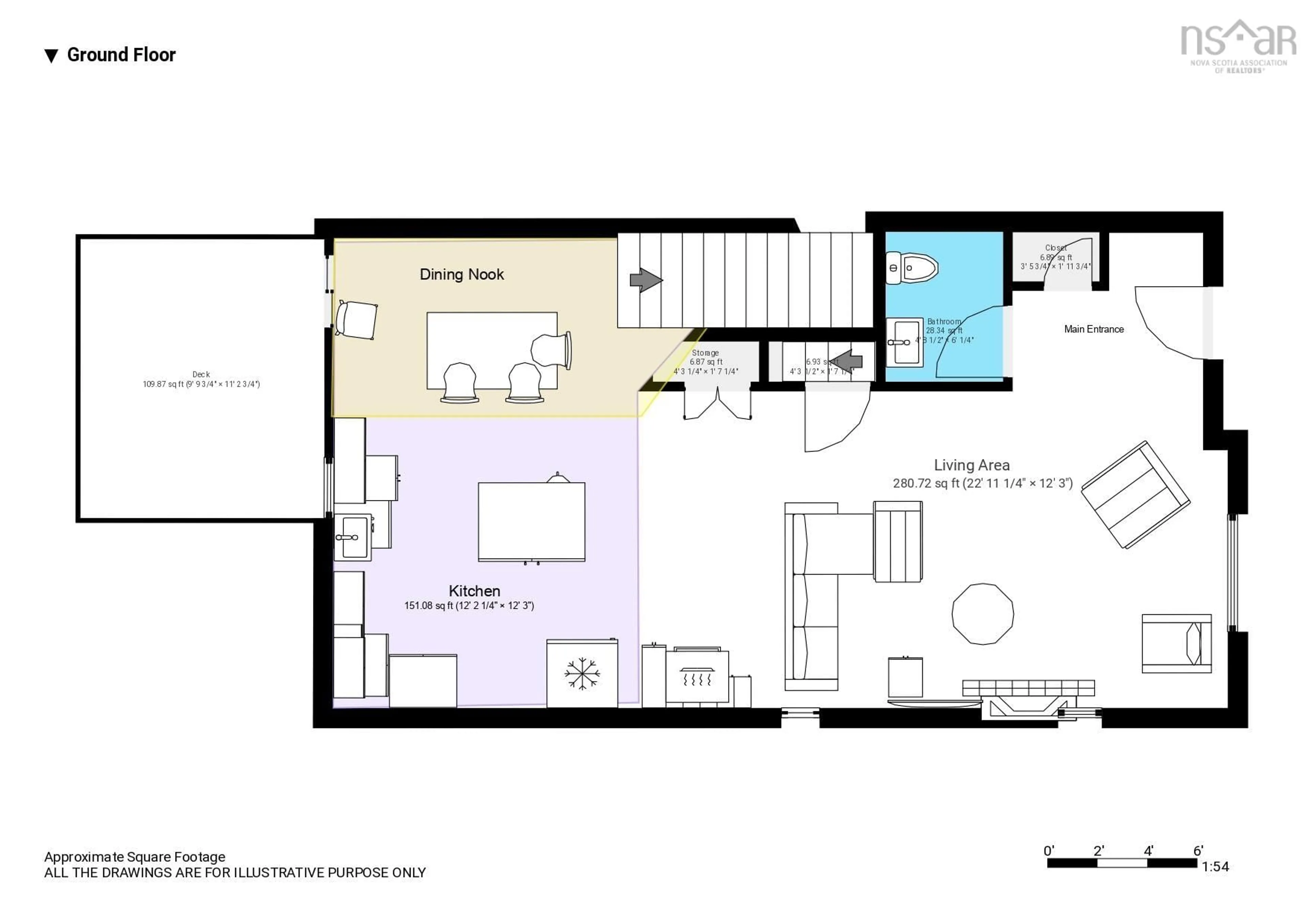 Floor plan for 588  A Herring Cove Rd, Halifax Nova Scotia B3R 1X6