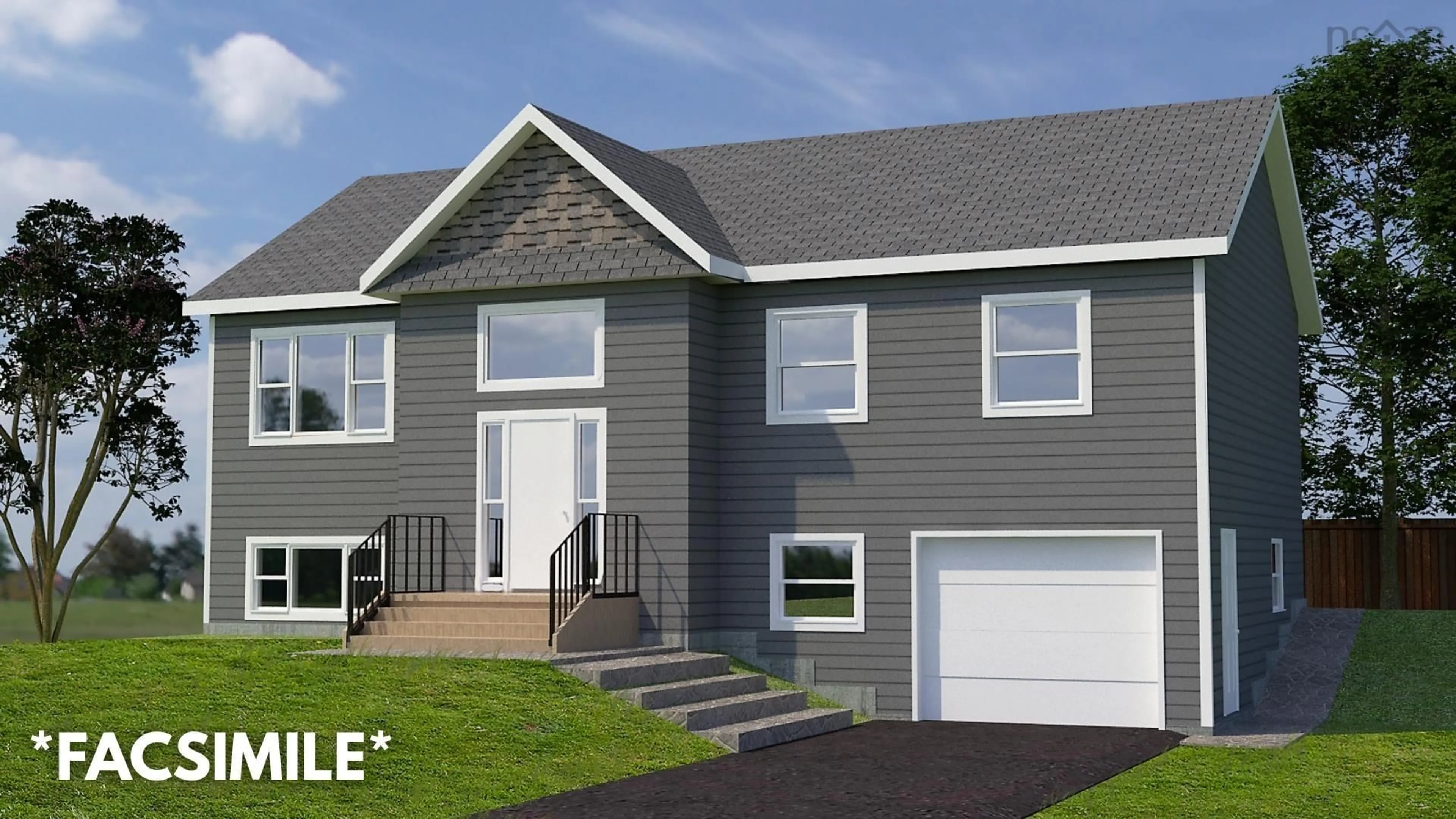 Home with vinyl exterior material, street for 8 Panorama Dr, Salmon River Bridge Nova Scotia B0J 1W0