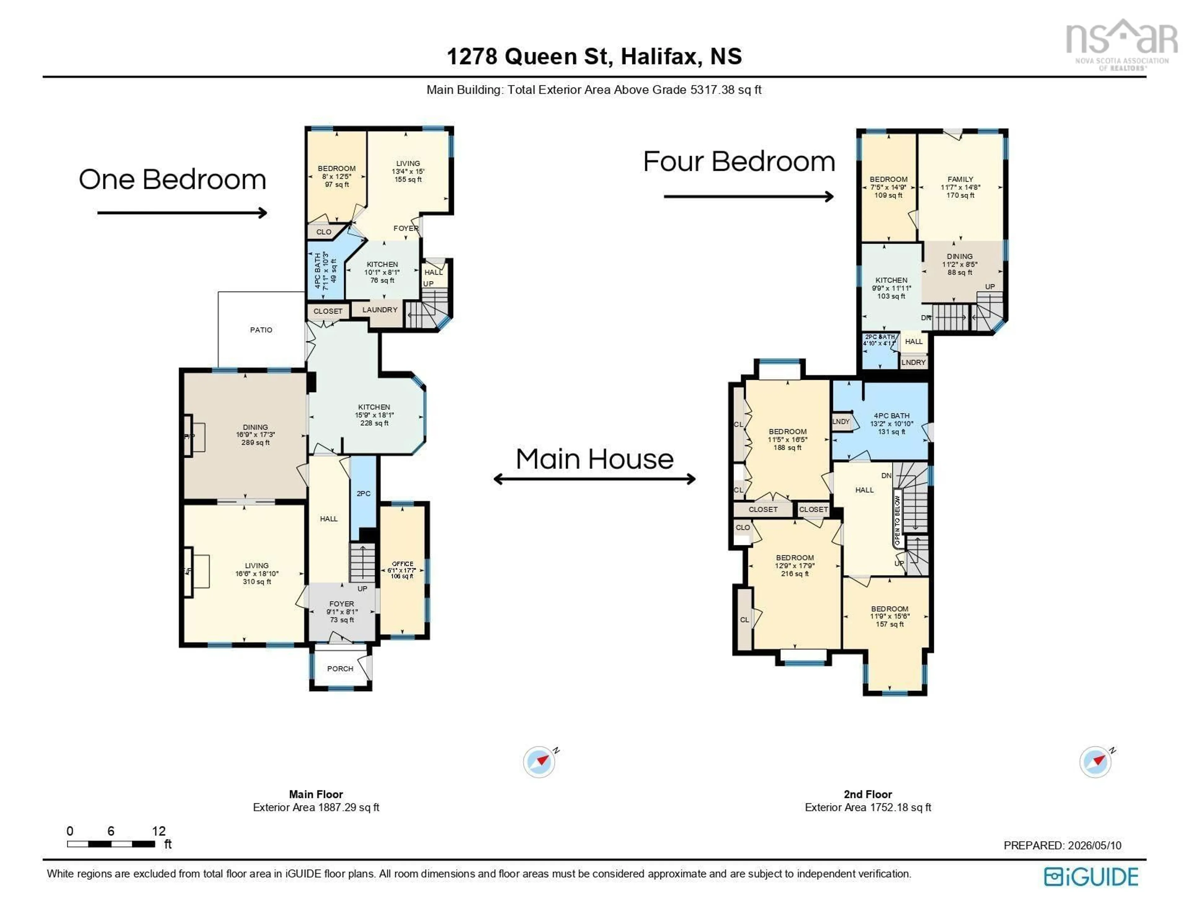 Floor plan for 1278 Queen St, Halifax Nova Scotia B3J 2H4