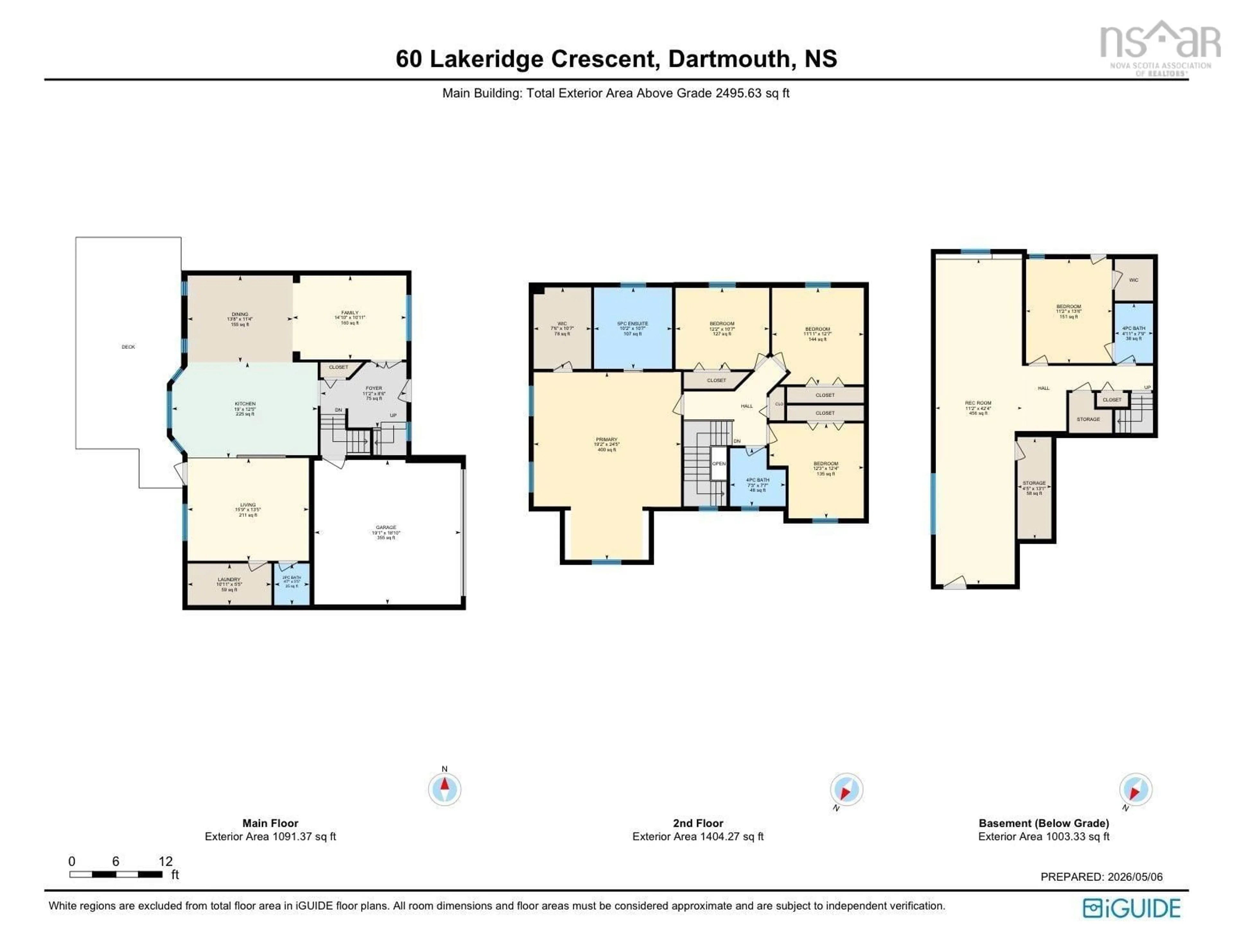 Floor plan for 60 Lakeridge Cres, Dartmouth Nova Scotia B2V 2W3