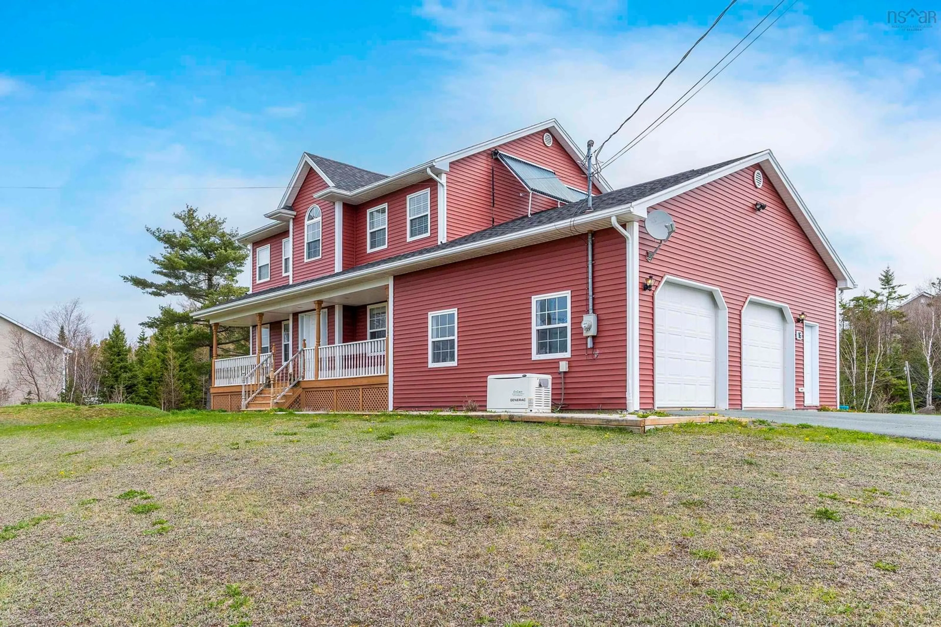 A pic from outside/outdoor area/front of a property/back of a property/a pic from drone, street for 16 Morgan Dr, Lawrencetown Nova Scotia B2Z 1V6