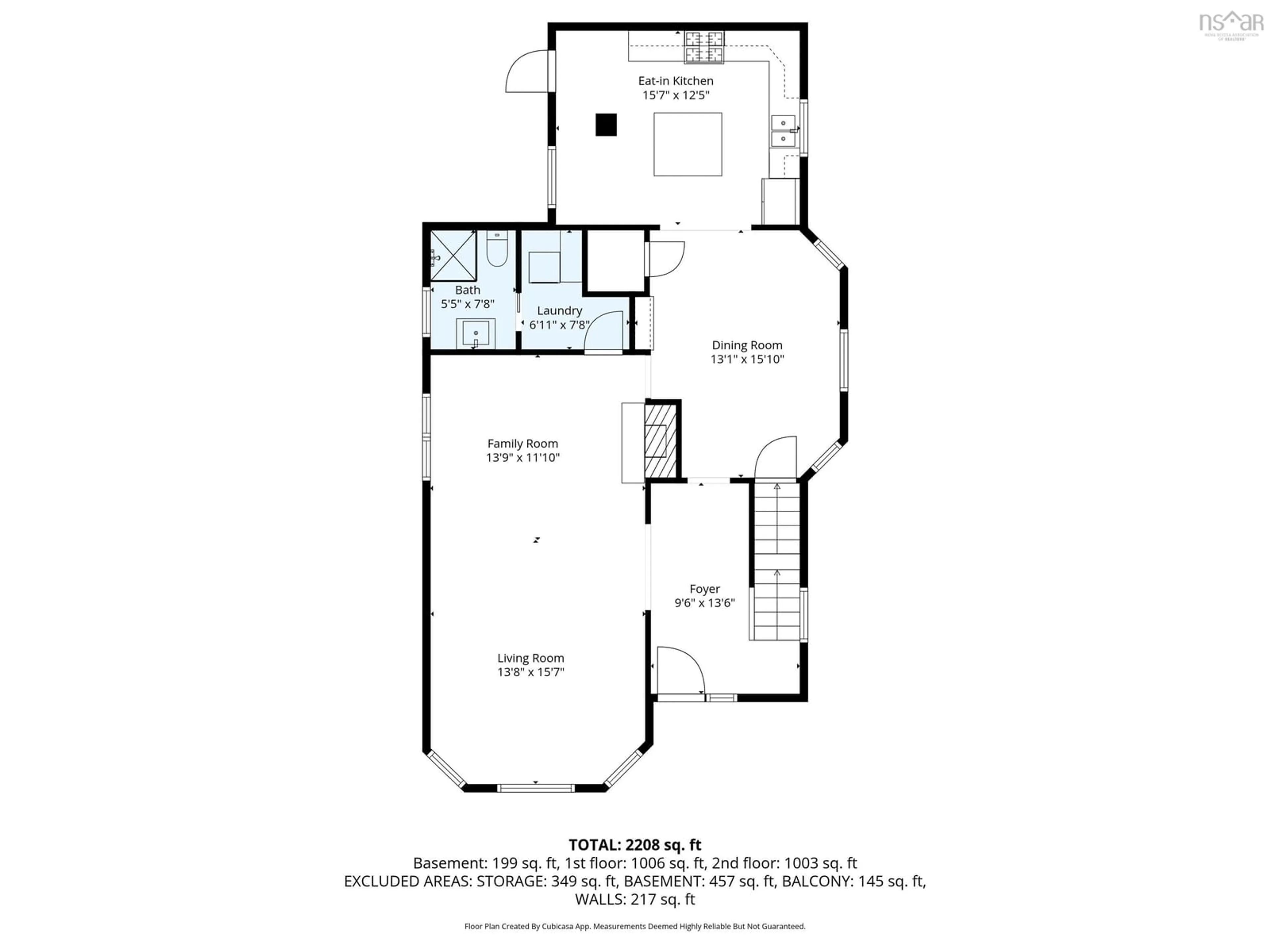 Floor plan for 477 Nelson St, New Glasgow Nova Scotia B2H 3C6