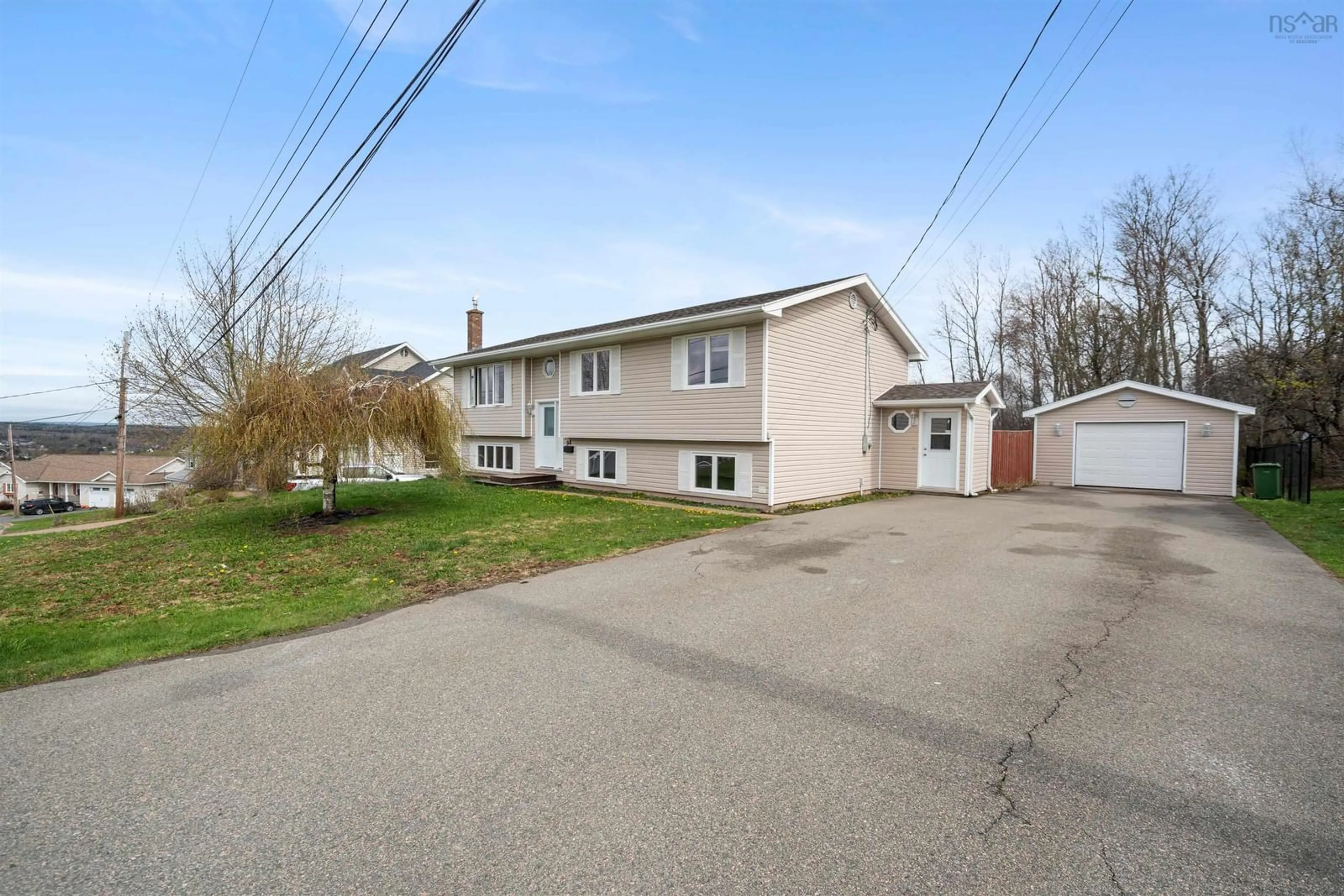 A pic from outside/outdoor area/front of a property/back of a property/a pic from drone, street for 98 Sierra Dr, New Glasgow Nova Scotia B2H 6A2