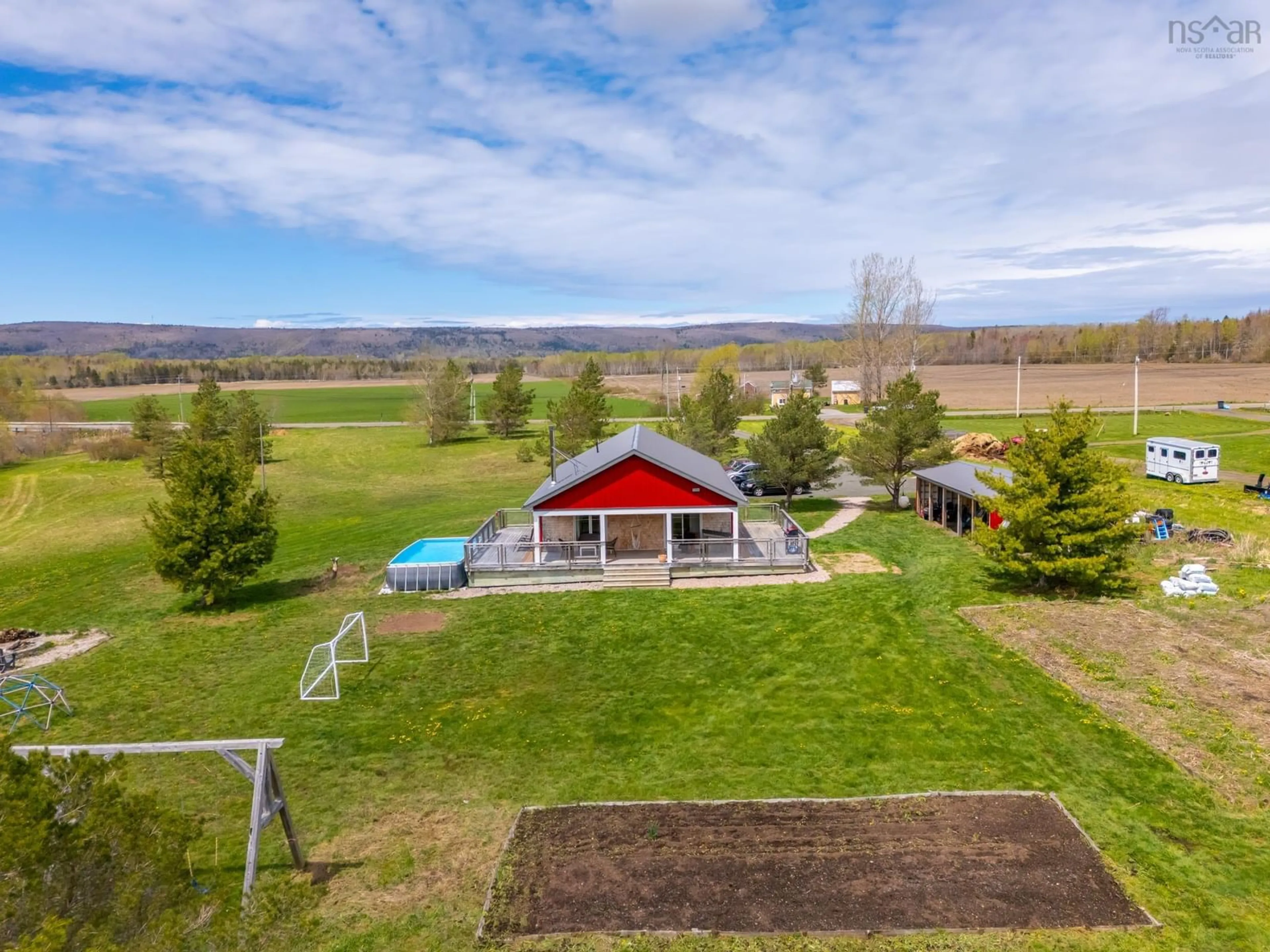 A pic from outside/outdoor area/front of a property/back of a property/a pic from drone, water/lake/river/ocean view for 10916 Highway 1, Lawrencetown Nova Scotia B0S 1M0