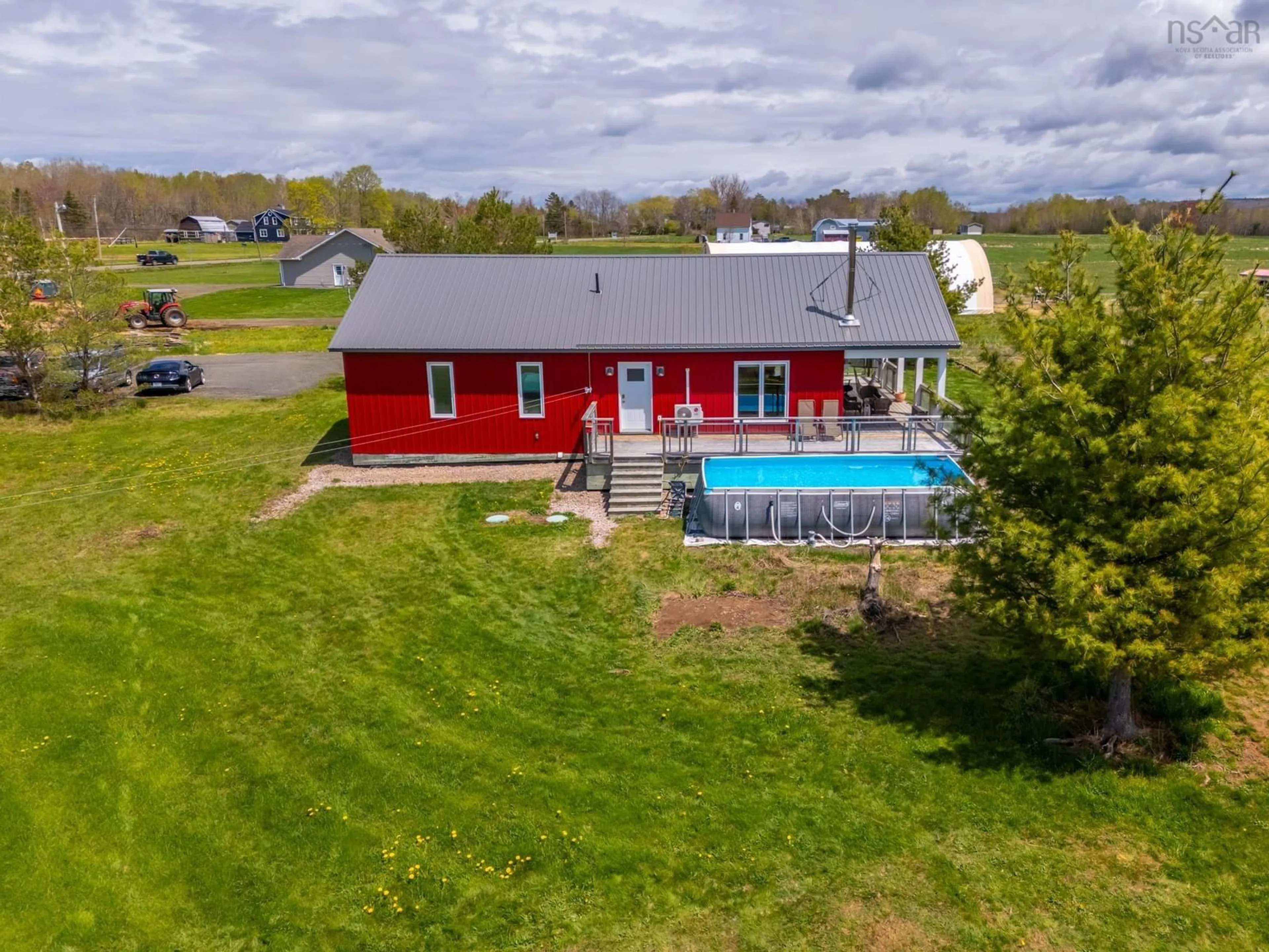 A pic from outside/outdoor area/front of a property/back of a property/a pic from drone, water/lake/river/ocean view for 10916 Highway 1, Lawrencetown Nova Scotia B0S 1M0