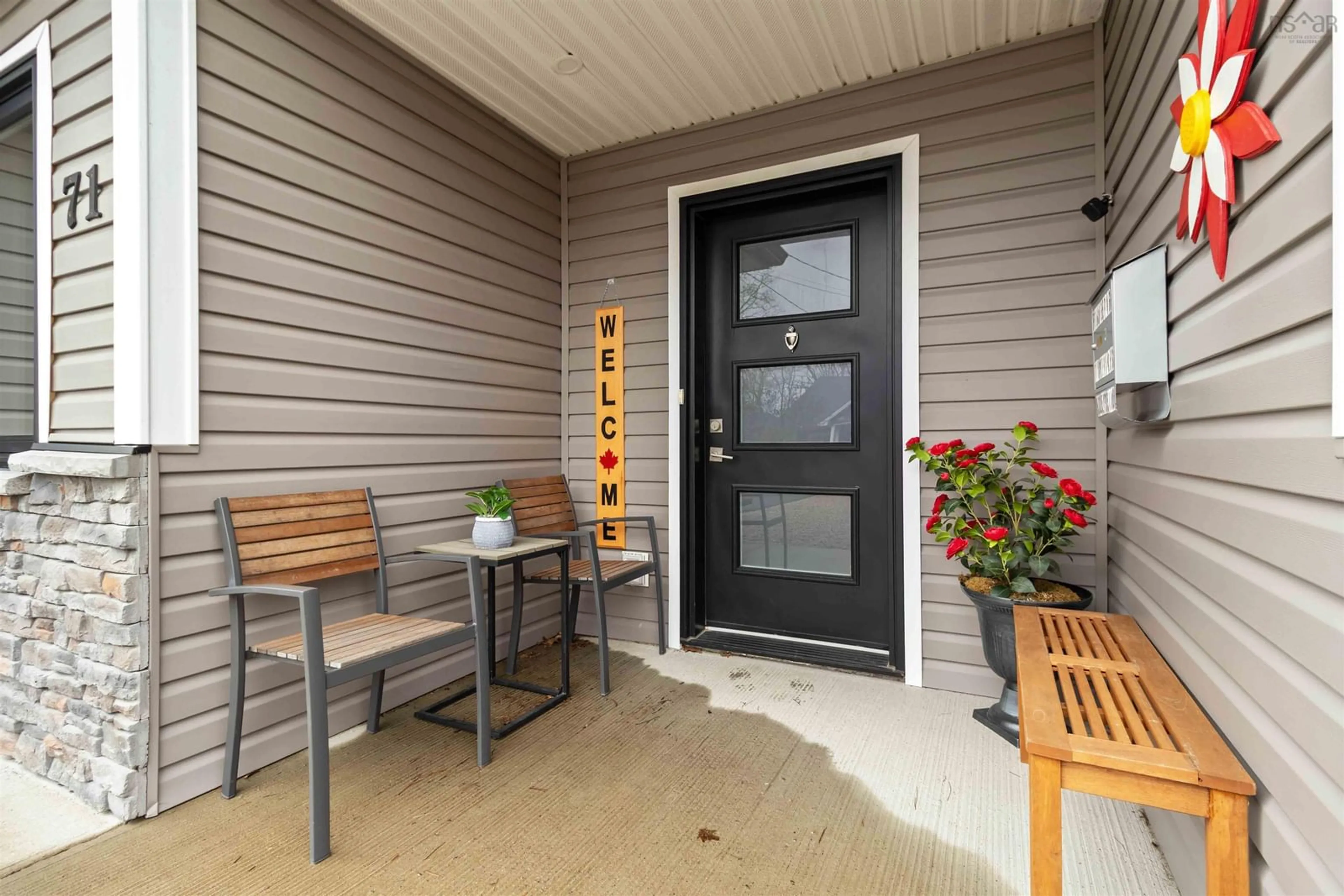 Patio, street for 71 Acorn Dr, Bridgewater Nova Scotia B4V 8Z3