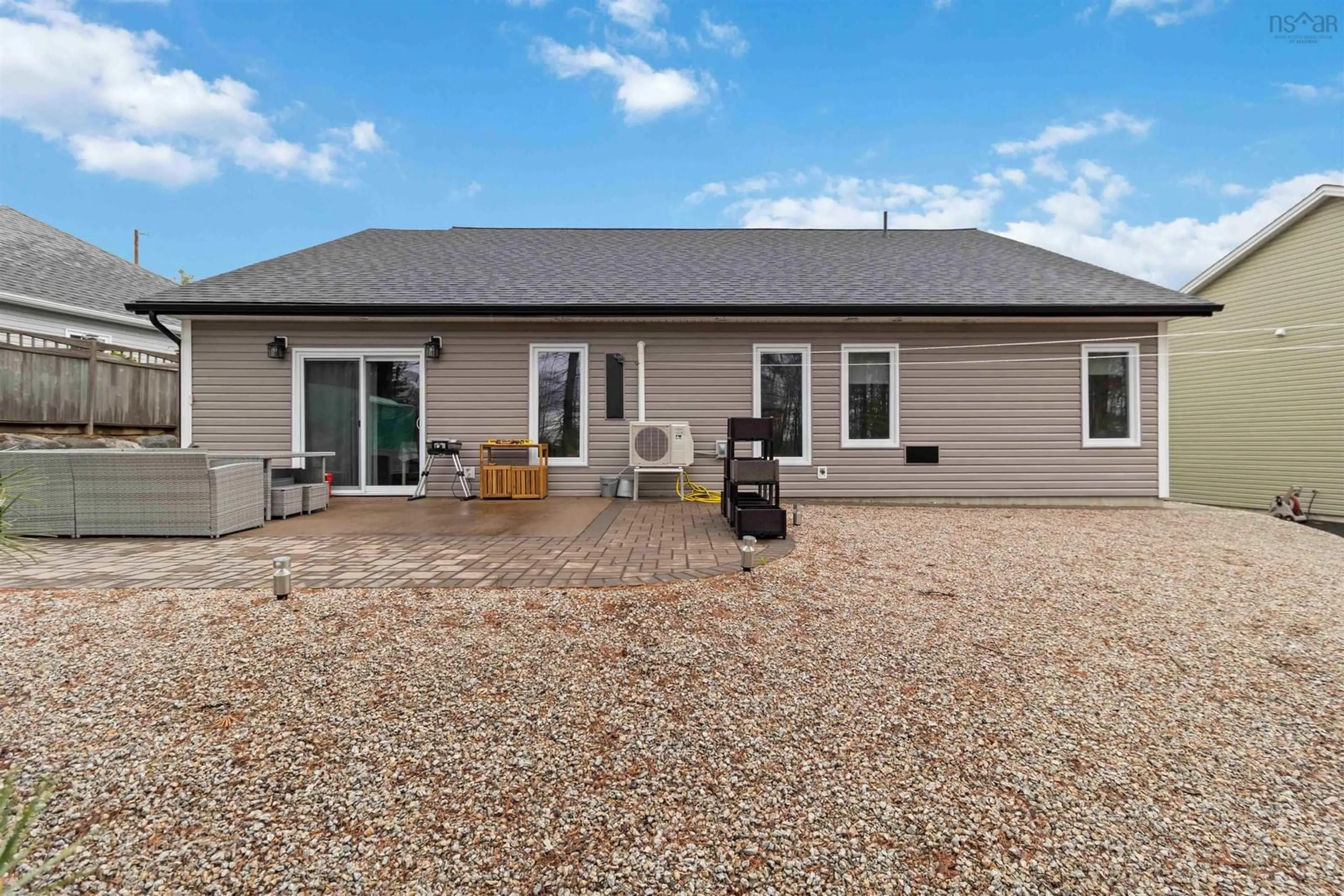 A pic from outside/outdoor area/front of a property/back of a property/a pic from drone, unknown for 71 Acorn Dr, Bridgewater Nova Scotia B4V 8Z3