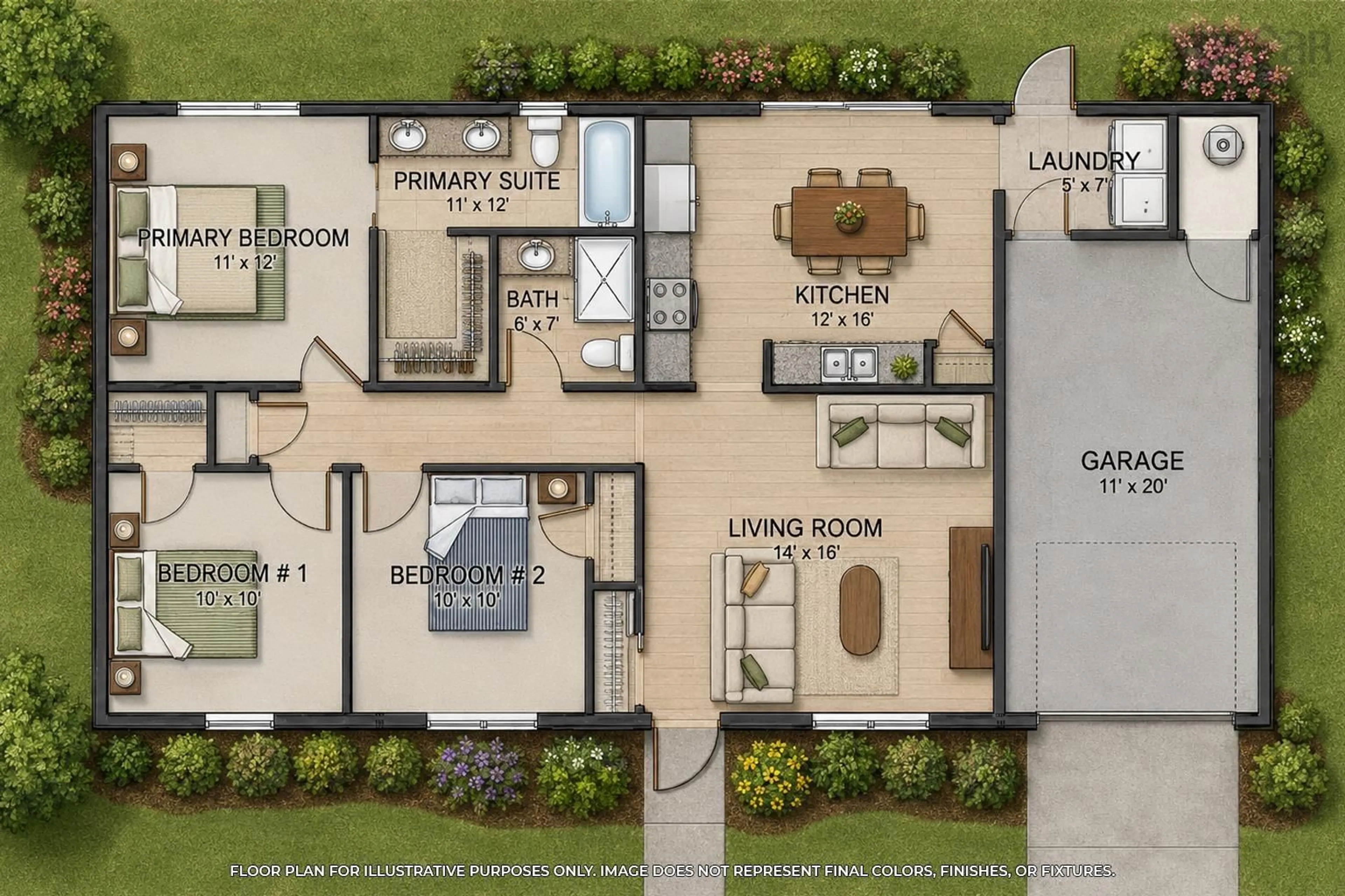 Floor plan for 30 Acorn Lane, Kingston Nova Scotia B0P 1R0