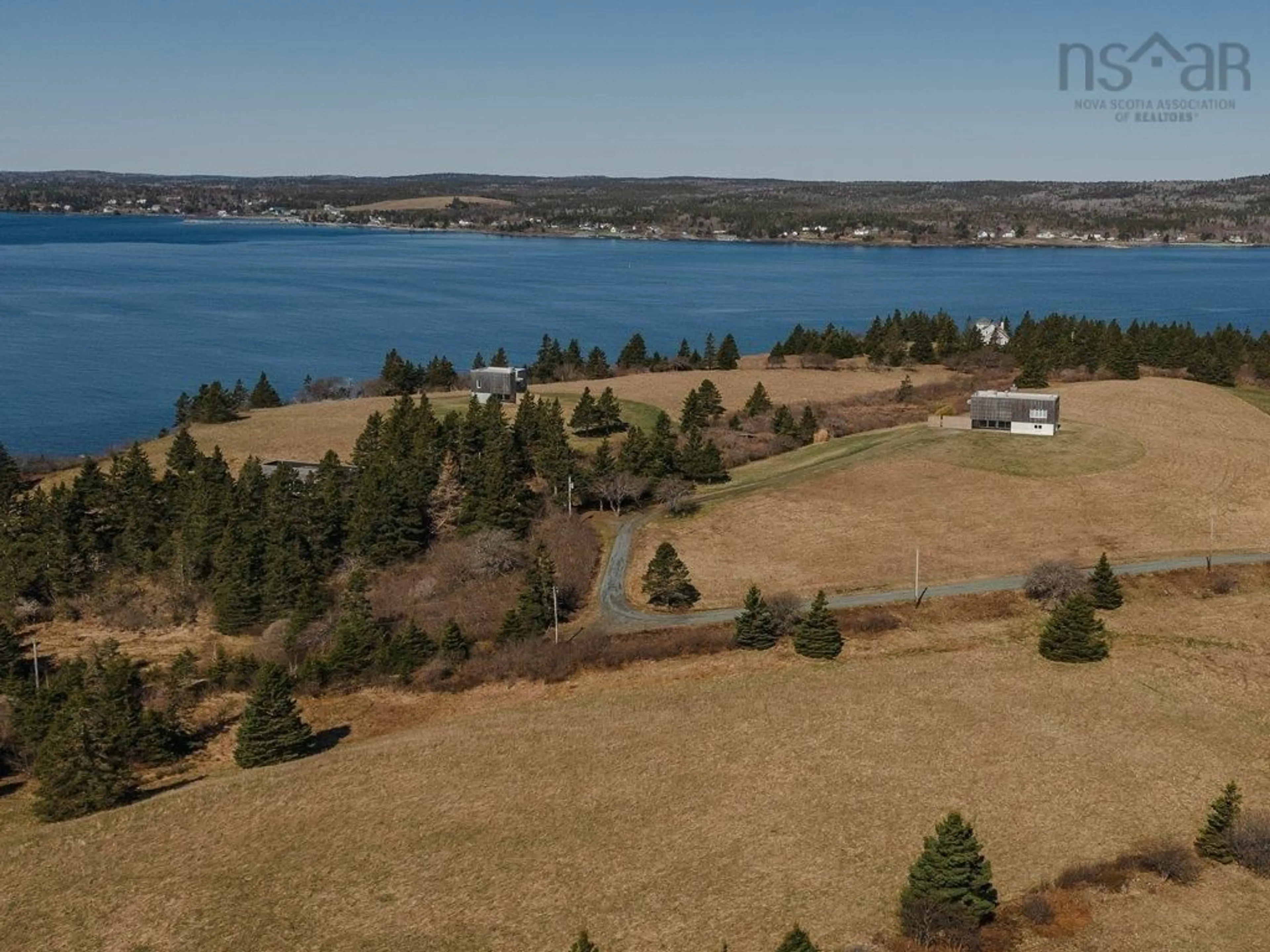 A pic from outside/outdoor area/front of a property/back of a property/a pic from drone, water/lake/river/ocean view for 34 & 58 Oxner Head Dr, Lower LaHave Nova Scotia B0J 2W0