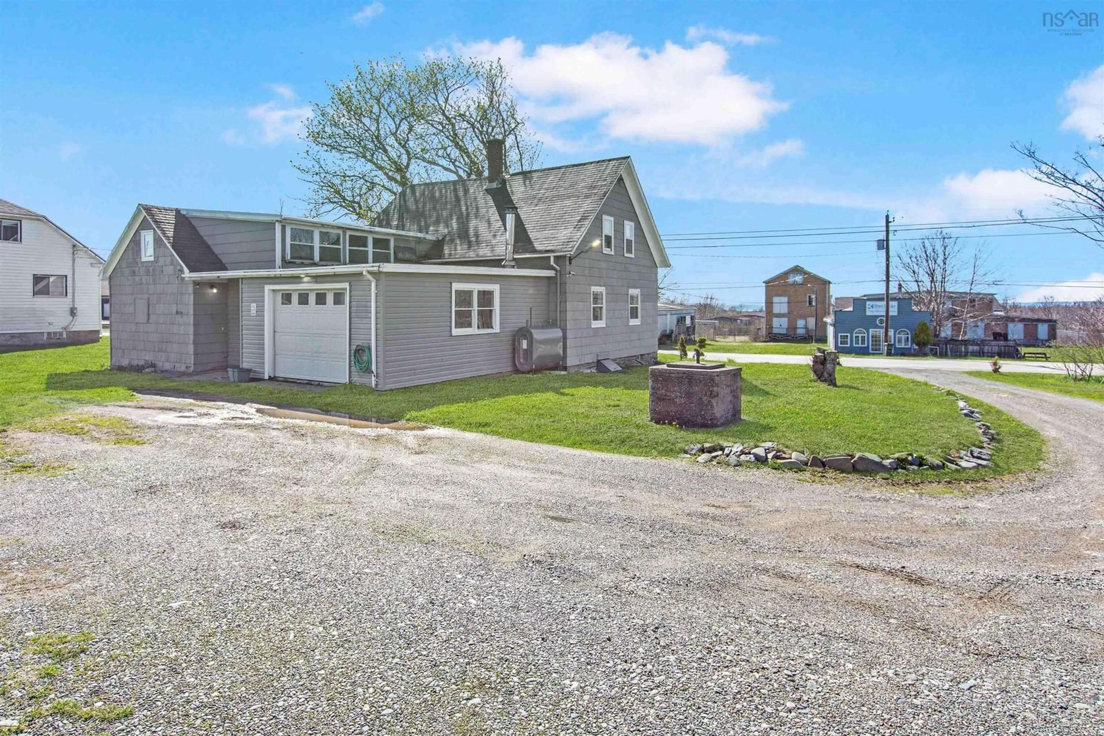 A pic from outside/outdoor area/front of a property/back of a property/a pic from drone, street for 8732 Highway 1, Meteghan Centre Nova Scotia B0W 2K0