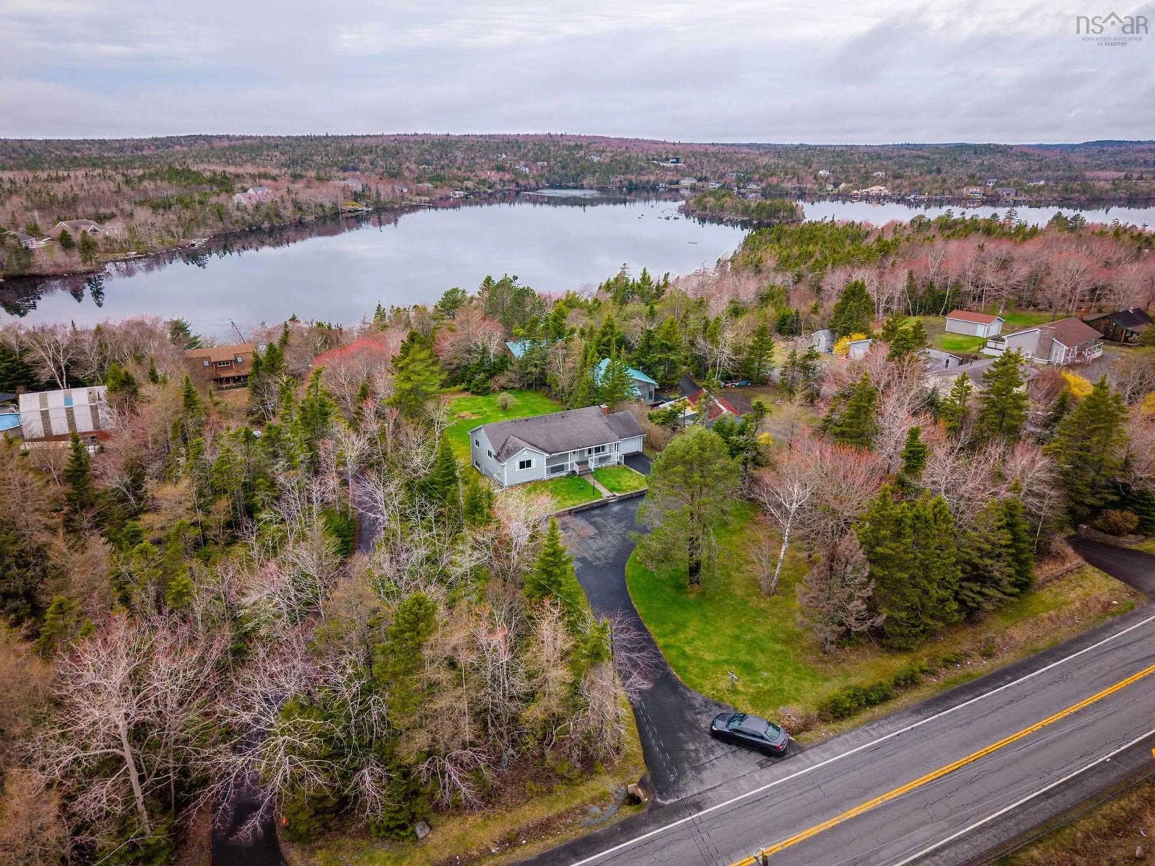A pic from outside/outdoor area/front of a property/back of a property/a pic from drone, water/lake/river/ocean view for 2073 Old Sambro Rd, Williamswood Nova Scotia B3V 1C1