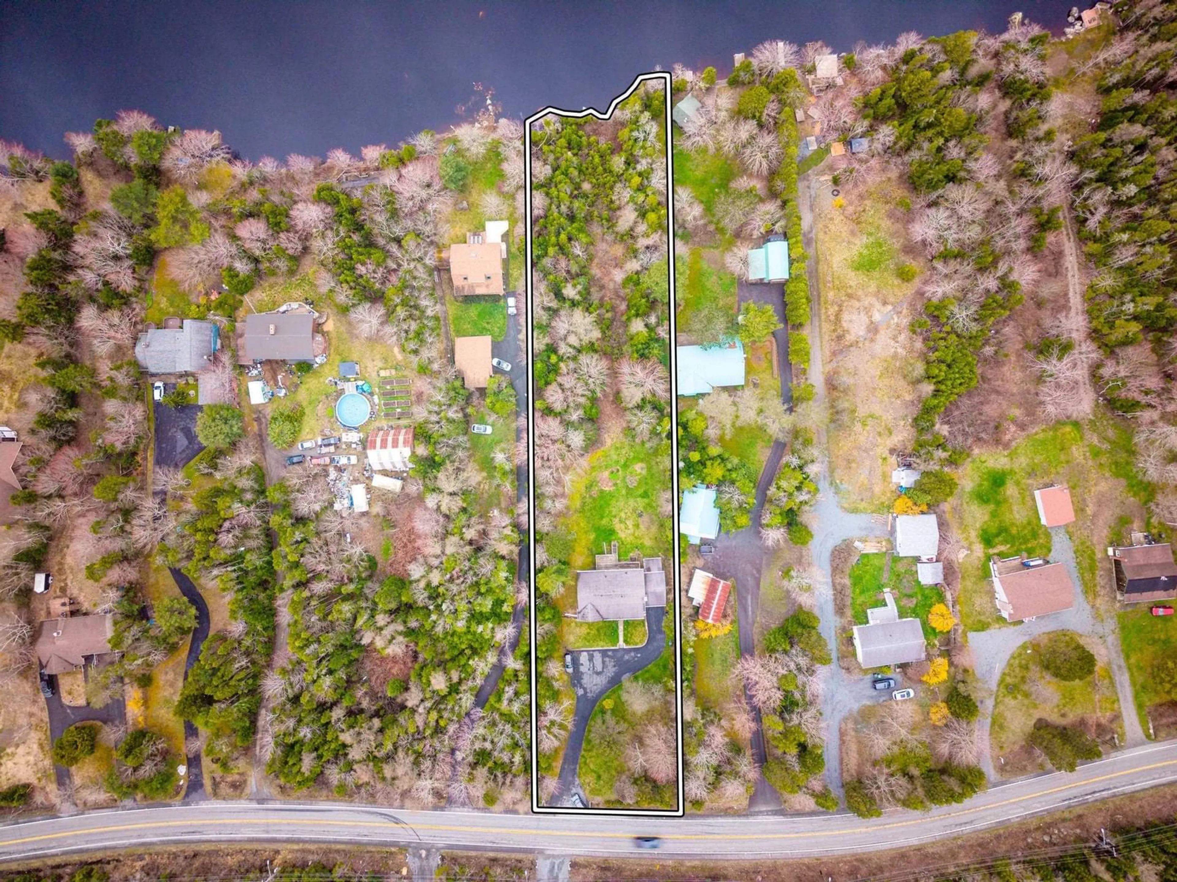 A pic from outside/outdoor area/front of a property/back of a property/a pic from drone, water/lake/river/ocean view for 2073 Old Sambro Rd, Williamswood Nova Scotia B3V 1C1